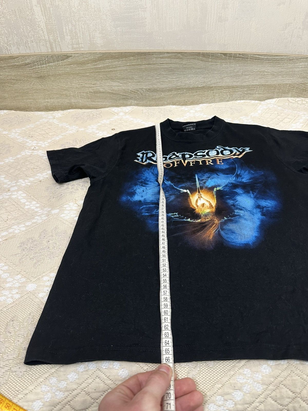 Band Tees 🔥 Rhapsody Of Fire Frozen Tears of Angels Band T Shirt Metal Size US M / EU 48-50 / 2 - 9 Thumbnail