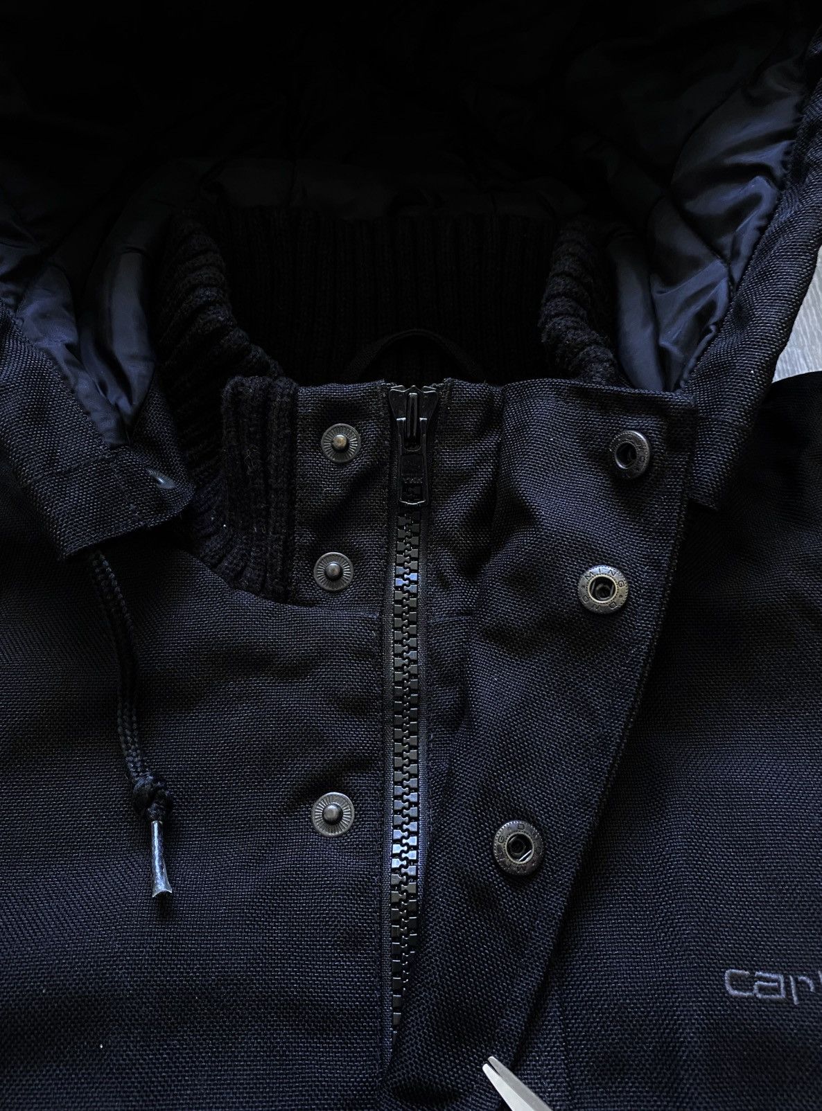 Carhartt Carhartt Vintage Black Cordura Nylon Ranger Hood Jacket WIP Size US M / EU 48-50 / 2 - 9 Thumbnail