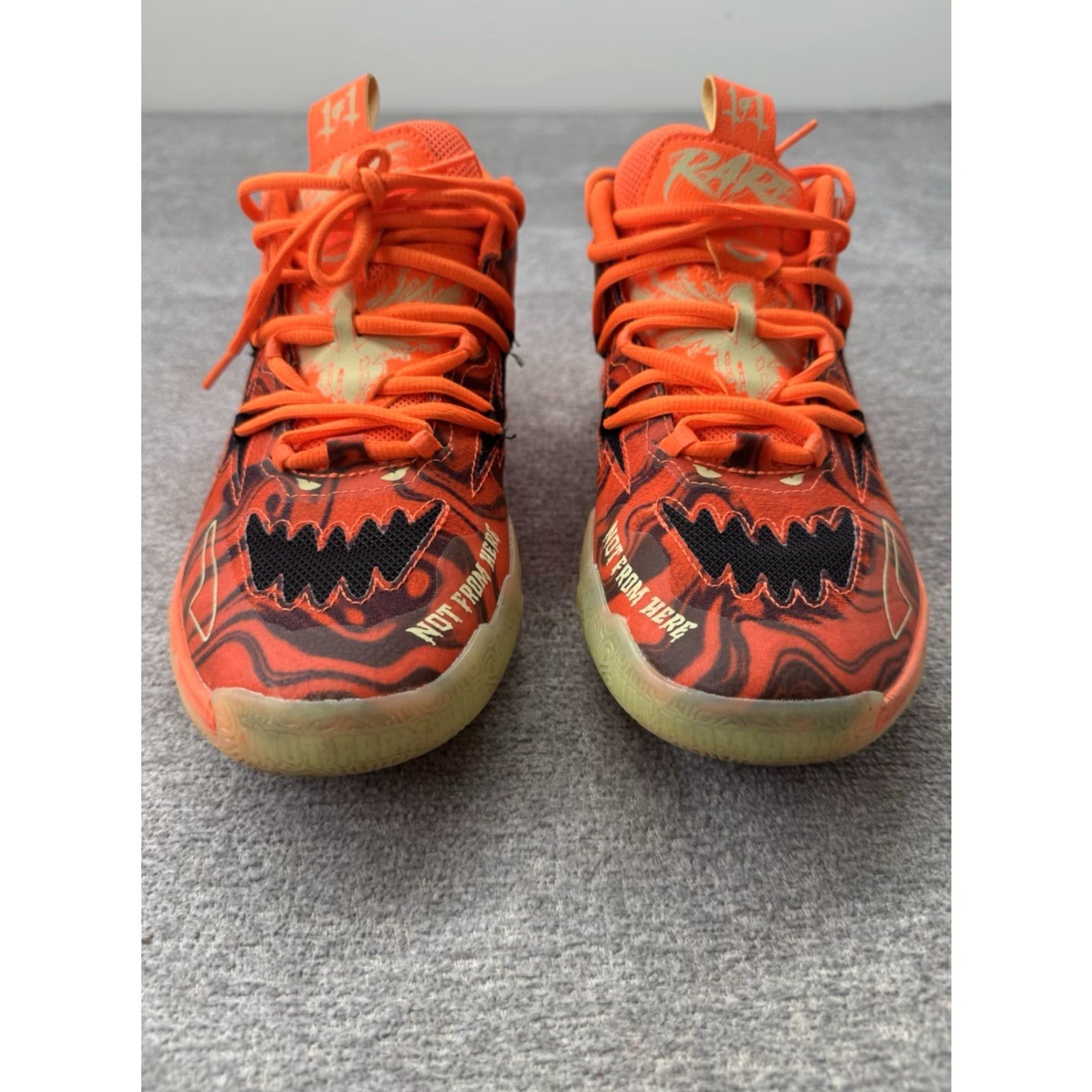 Puma PUMA MB.03 Lamelo Ball Halloween Men Size 7 311176-01 Not From Here Shoes Sneaker Athletic Orange Mid Top US 7 EU 39 UK 6 Vintage No Mens Size US 6 / EU 39 - 7 Thumbnail