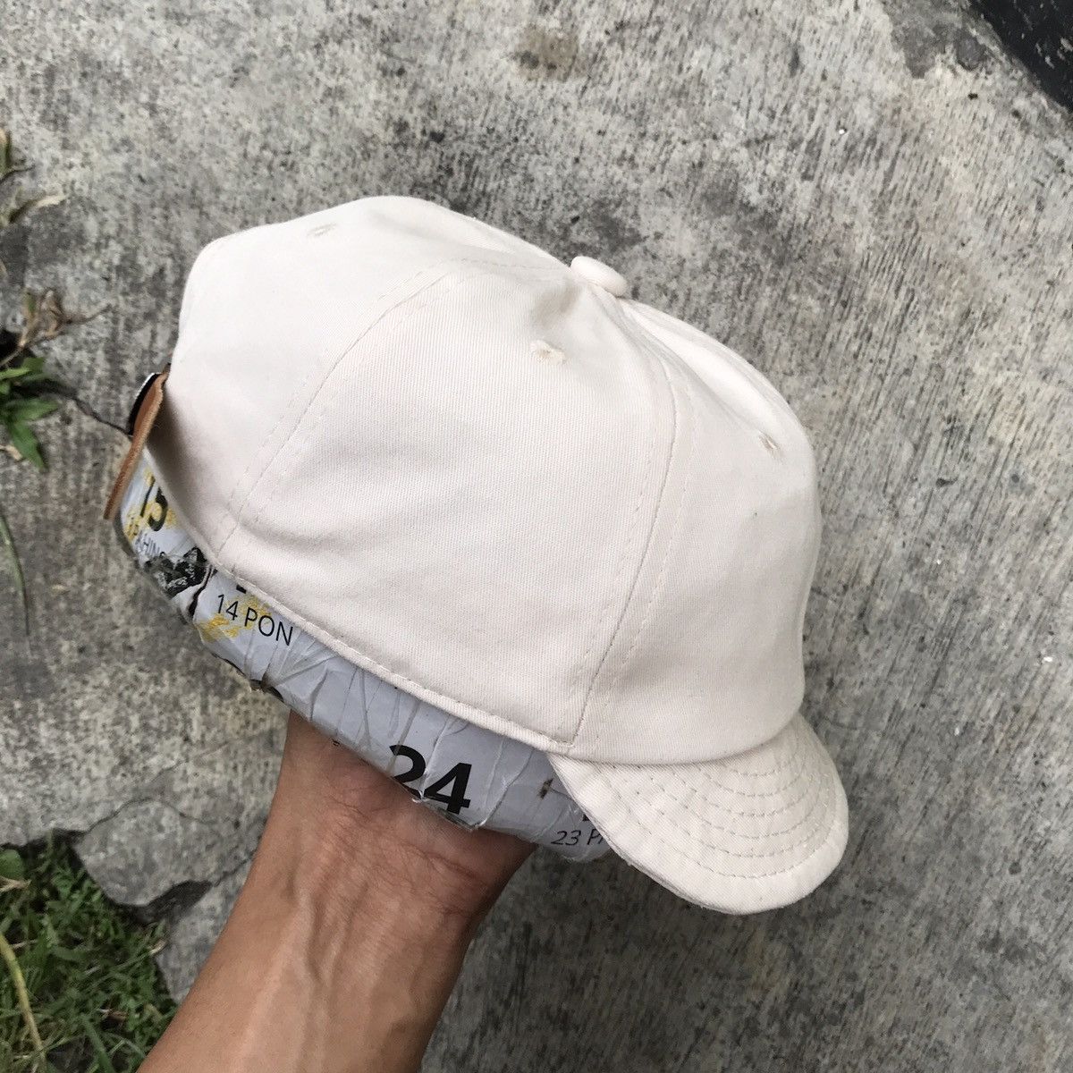Japanese Brand Blank short brim foldable hat by bangbang. Cycle hat Size ONE SIZE - 9 Thumbnail