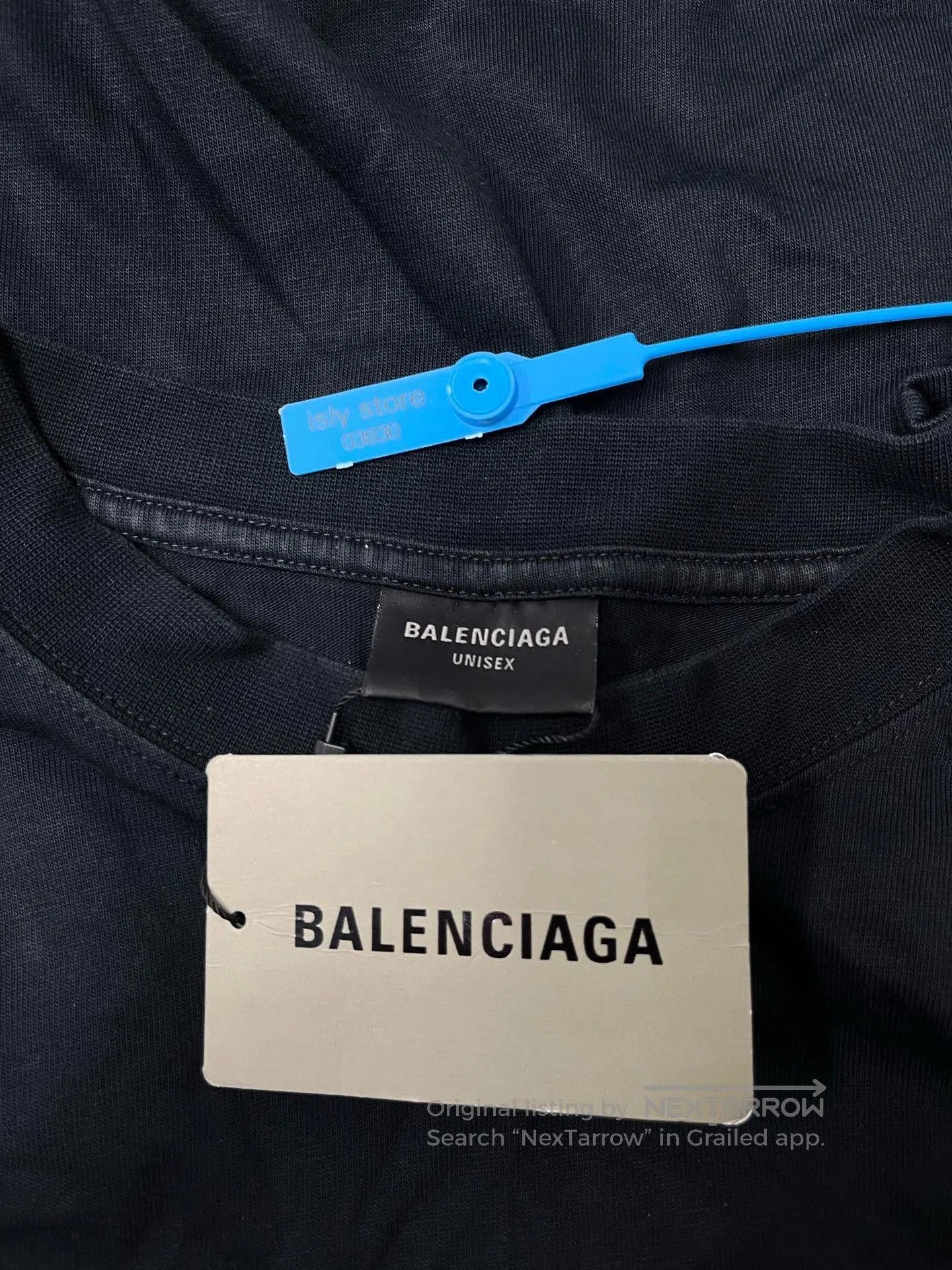 Balenciaga Balenciaga Men's Cotton Crew Neck T-Shirt. Size US M / EU 48-50 / 2 - 5 Thumbnail