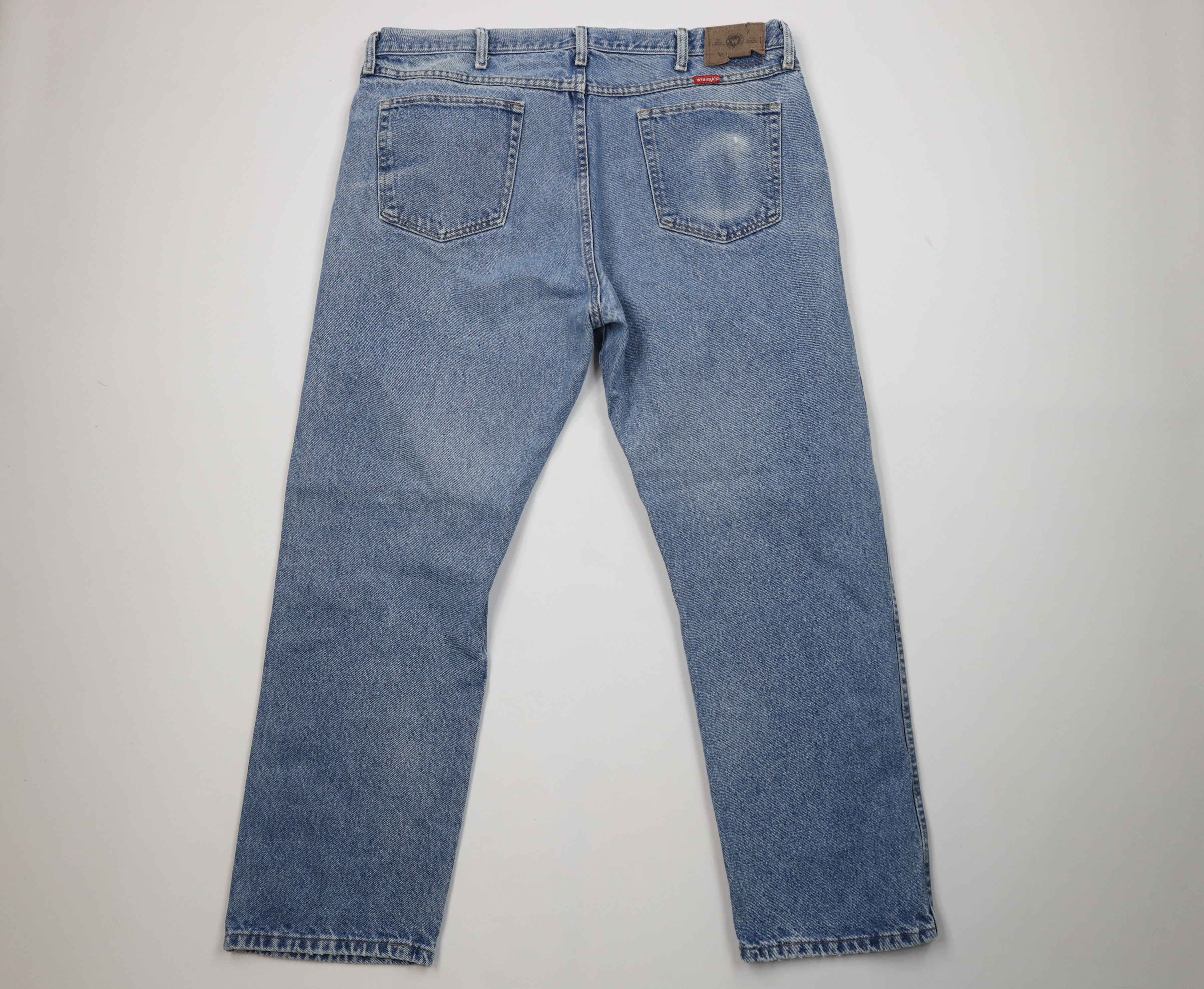 Wrangler Vintage Y2K Wrangler Cut Western Denim Jeans Blue Cotton Size US 40 / EU 56 - 12 Thumbnail