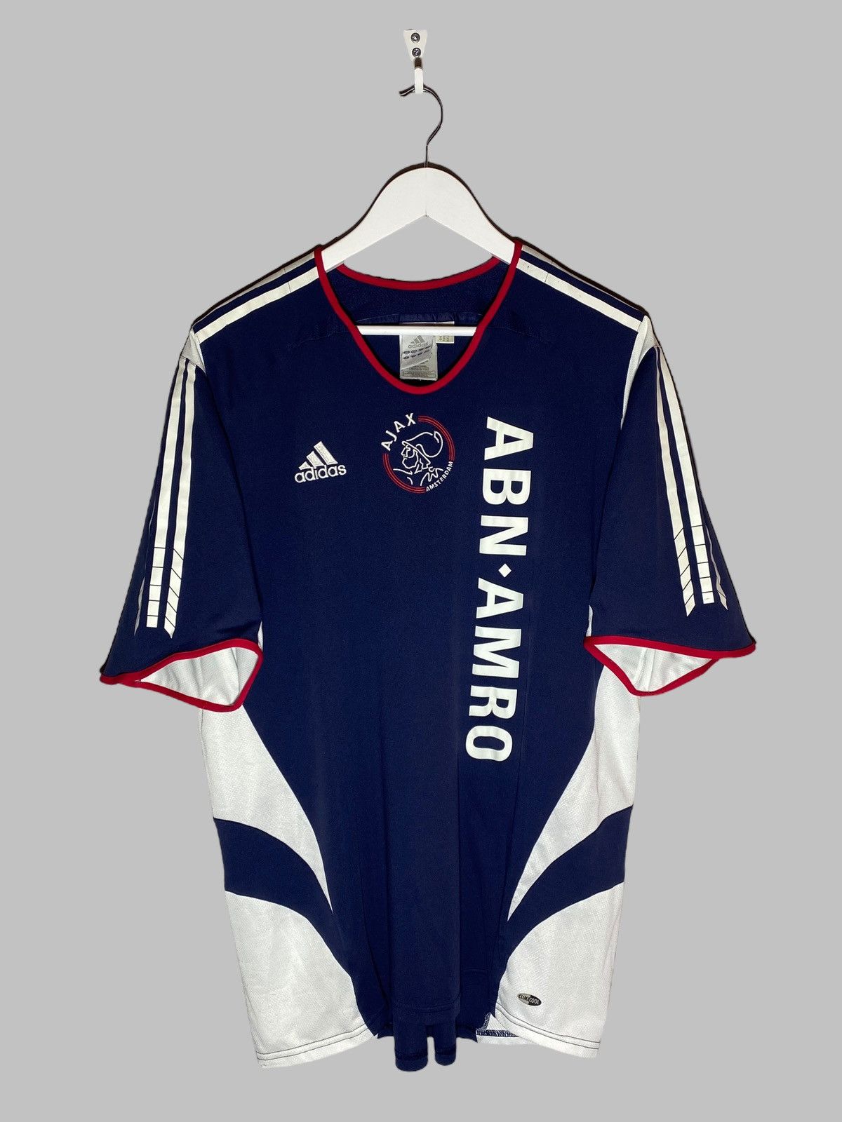 Adidas × Vintage Vintage Adidas Ajax Amsterdam 2005 2006 Away Football Shirt Size US XL / EU 56 / 4 - 1 Thumbnail