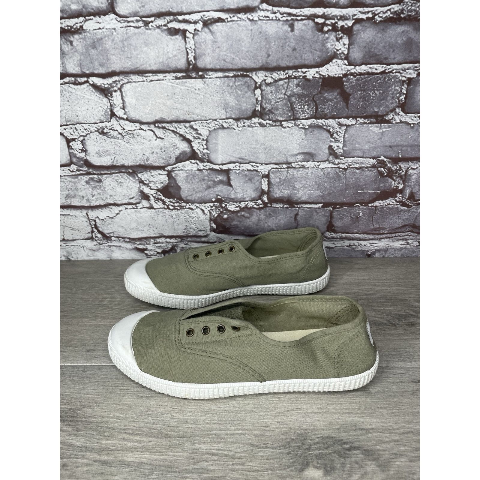 Sonoma Potoma Green Canvas Fabric Slip On Casual Sneakers Shoes Wom Size US 8.5 / IT 38.5 - 9 Thumbnail