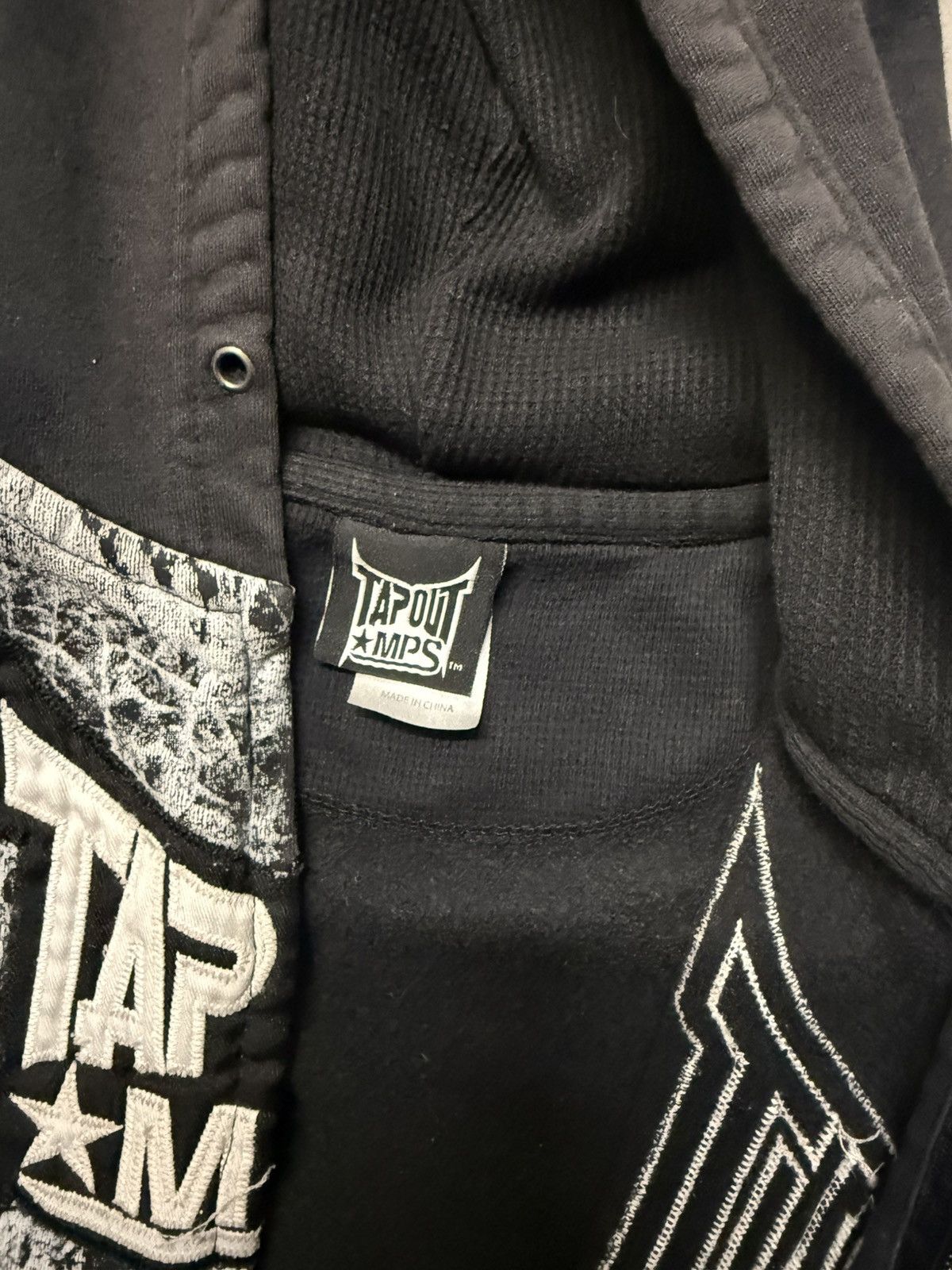 Tapout Vintage Tapout "Love & Hate" Skull Zip-Up Hoodie Size US M / EU 48-50 / 2 - 3 Thumbnail