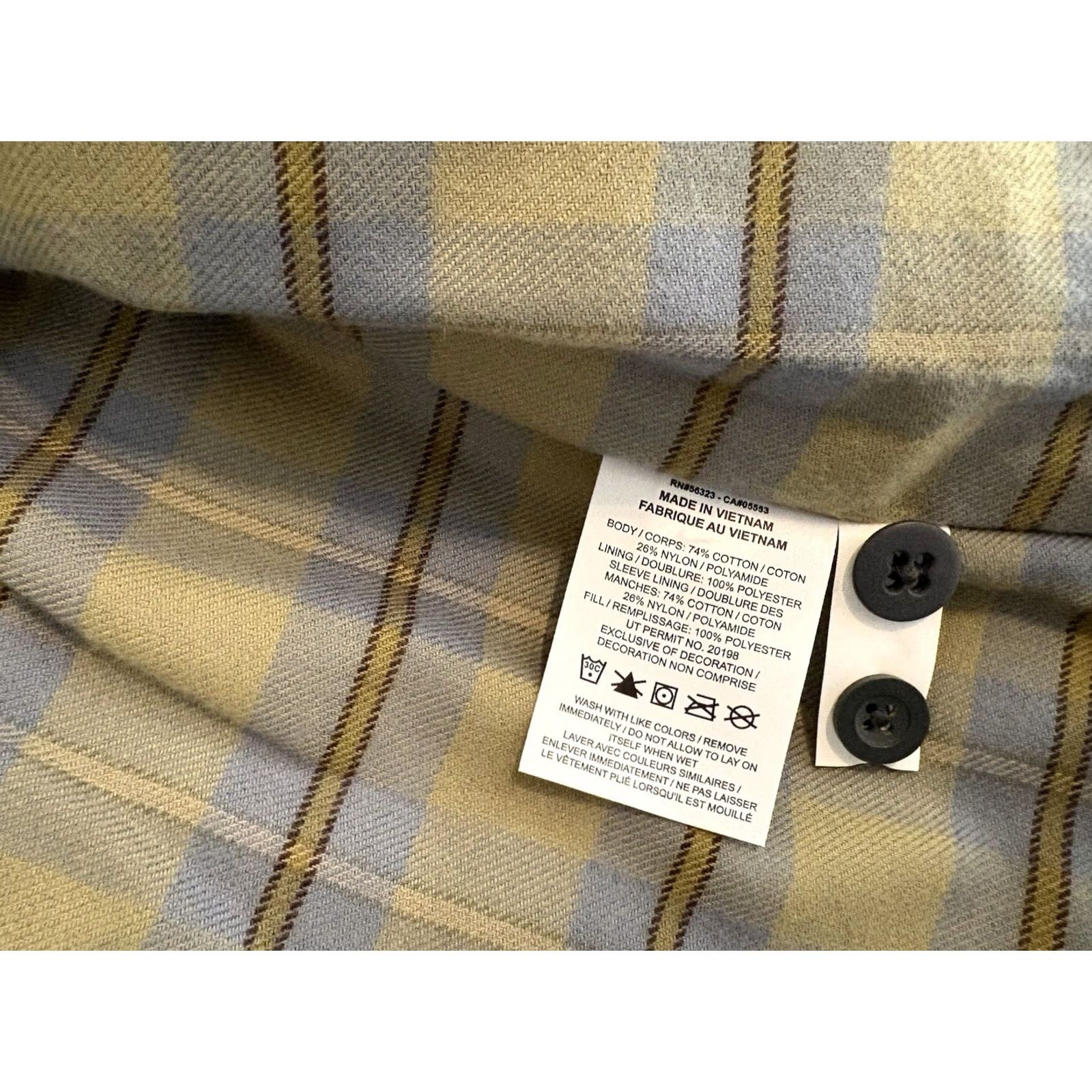 Nike Nike Life Flannel-Lined Barn Coat Jacket Anthracite Mens XS NWT Quilted Coat Size US XS / EU 42 / 0 - 5 Thumbnail
