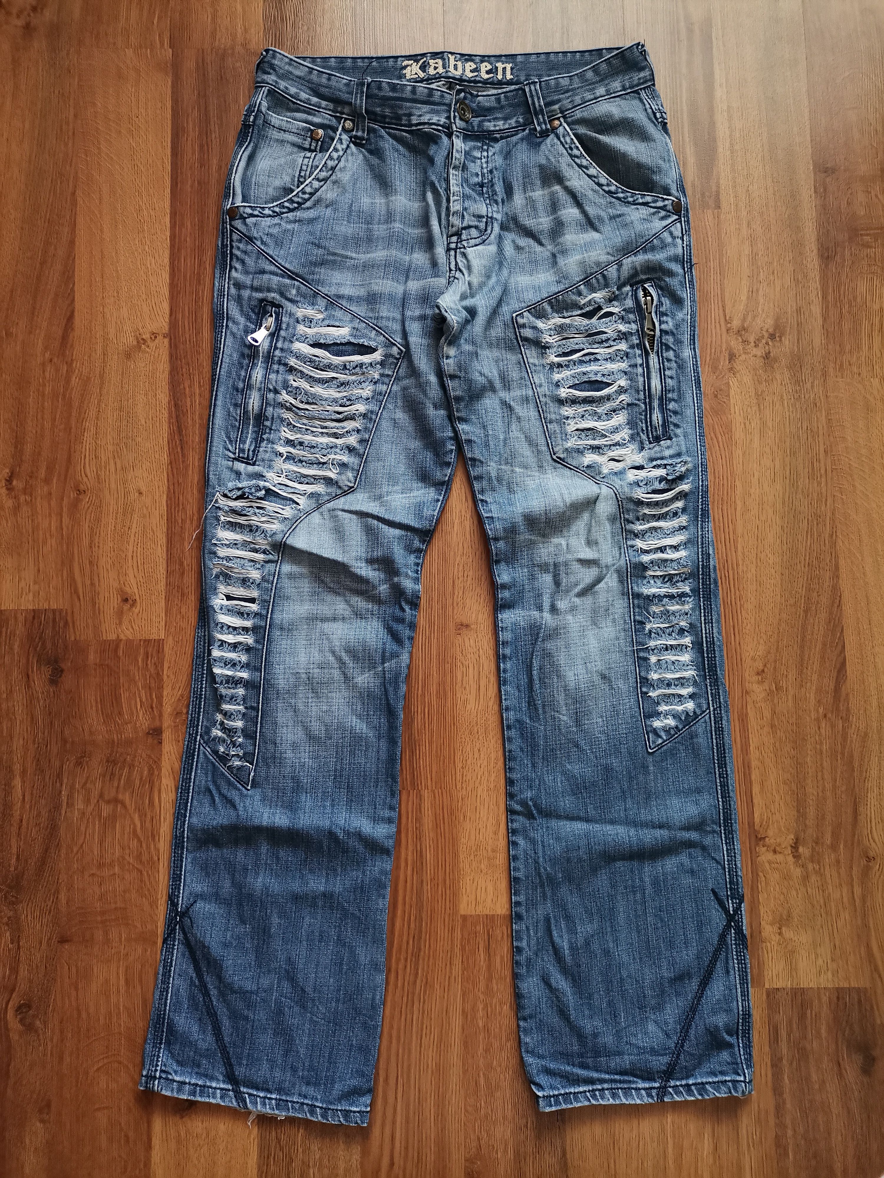 Vintage Vintage Kabeen Distressed Jeans Size US 32 / EU 48 - 1 Thumbnail