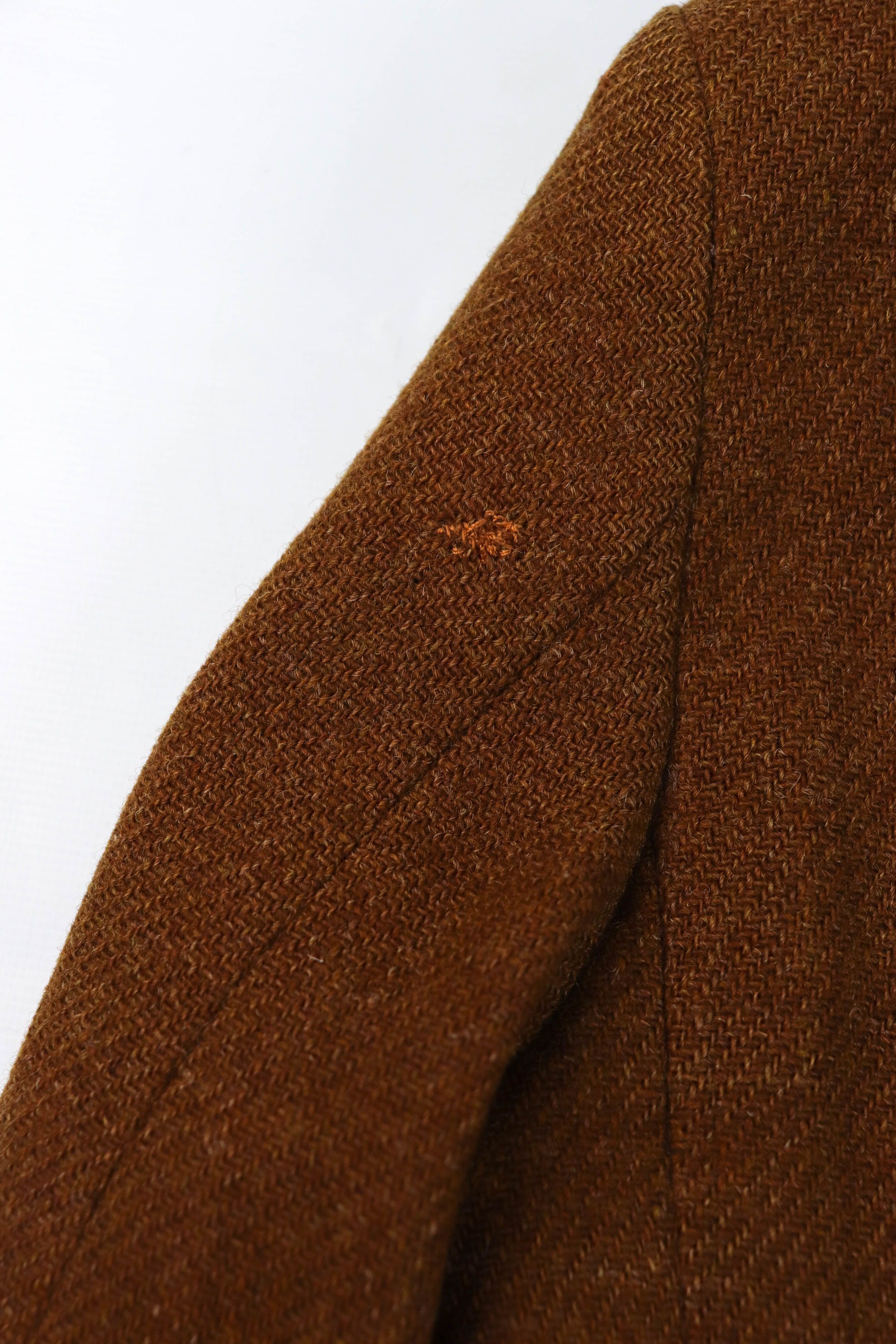 Hackett HACKETT England Made Leather Patches Distressed Tweed Blazer Size US M / EU 48-50 / 2 - 17 Thumbnail