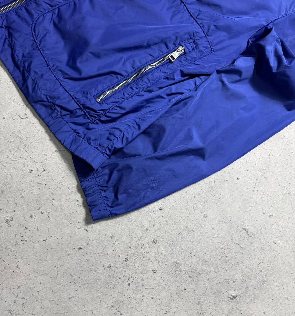Moncler Moncler Renoir Giubbotto Luxury Nylon Jacket Size 2 Blue Size US M / EU 48-50 / 2 - 3 Thumbnail
