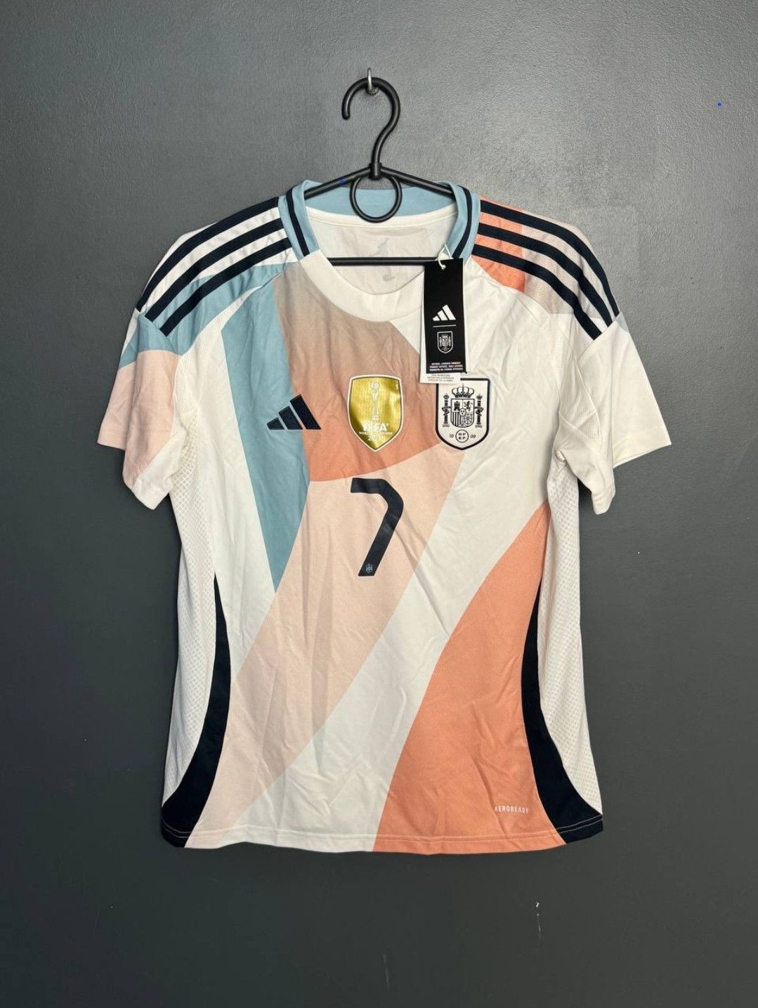 Adidas Spain Women's Football Team 2025 Away Jersey T-Shirt Size M / US 6-8 / IT 42-44 - 1 Thumbnail