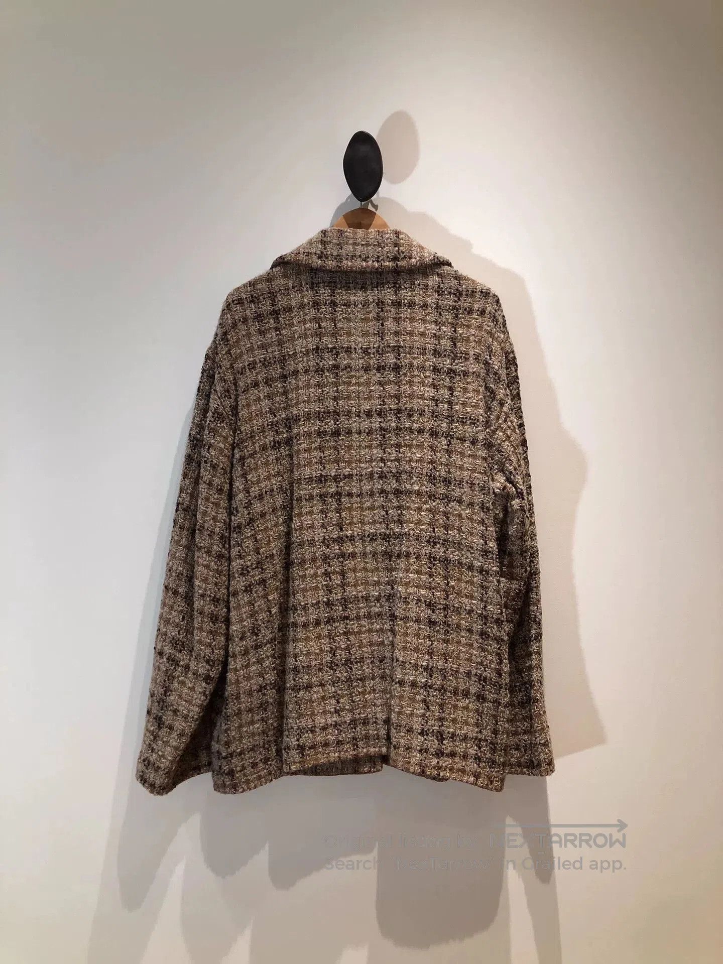 Auralee AURALEE Homespun Tweed Blouson. Size XL / US 12-14 / IT 48-50 - 2 Thumbnail