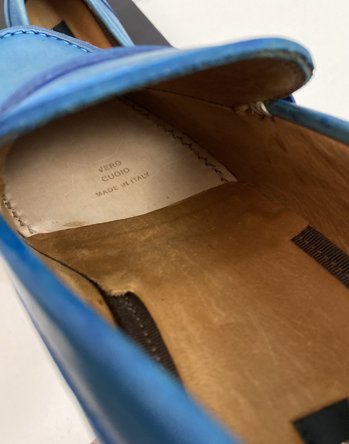 Dsquared2 Dsquared2 🇮🇹 Blue Leather Ivy League Penny Loafer 8.5 NEW Size US 8.5 / EU 41-42 - 14 Thumbnail