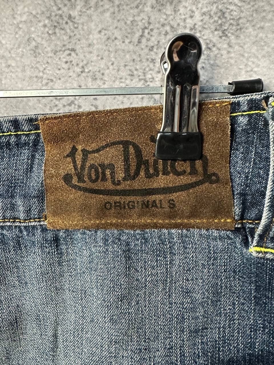 Vintage × Von Dutch Von Dutch Denim Mini Skirt Vintage Made in USA Size 32" / US 10 / IT 46 - 8 Thumbnail