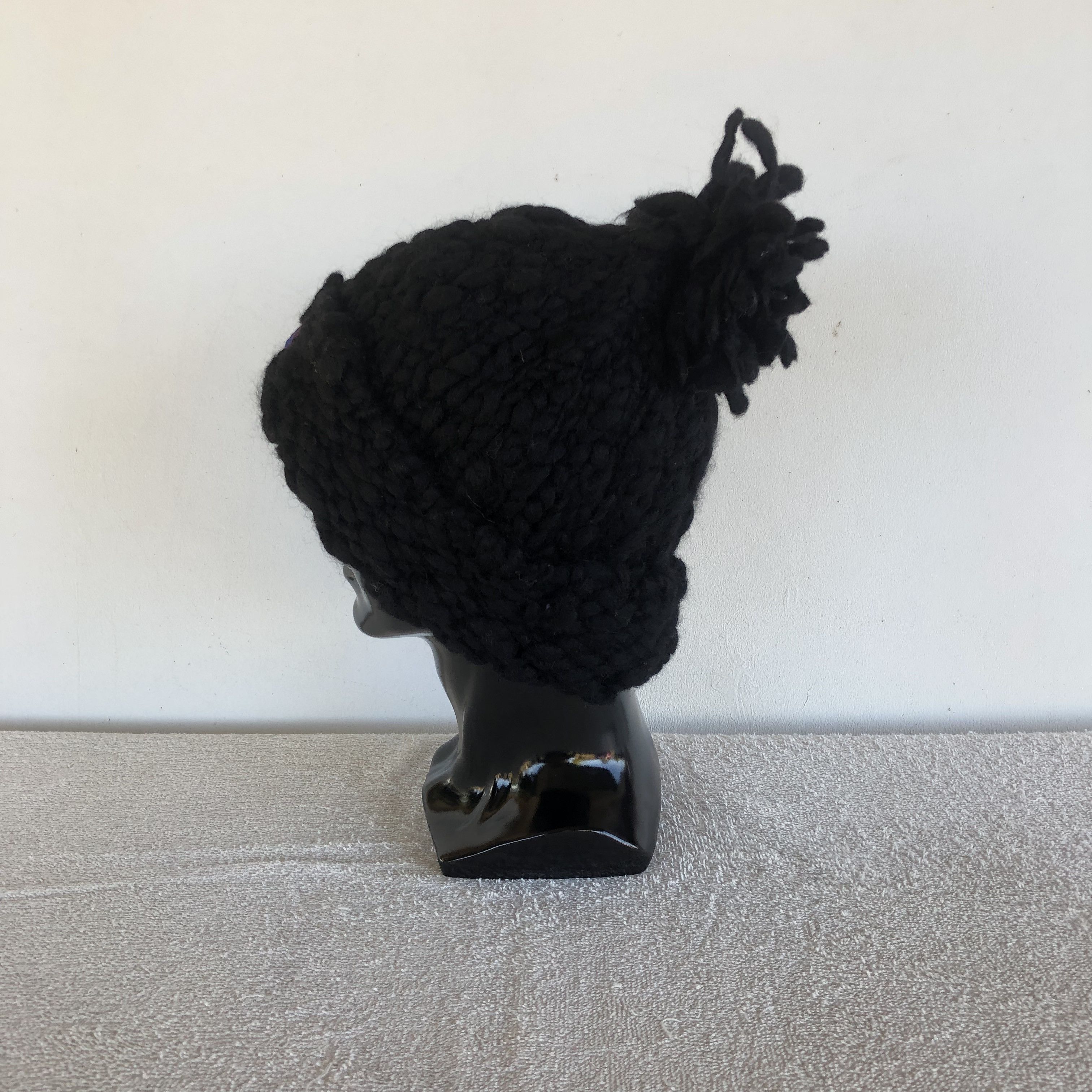 Japanese Brand Vintage Unknown Crochet Homeless Style Beanie Snow Caps Hats Size ONE SIZE - 4 Thumbnail