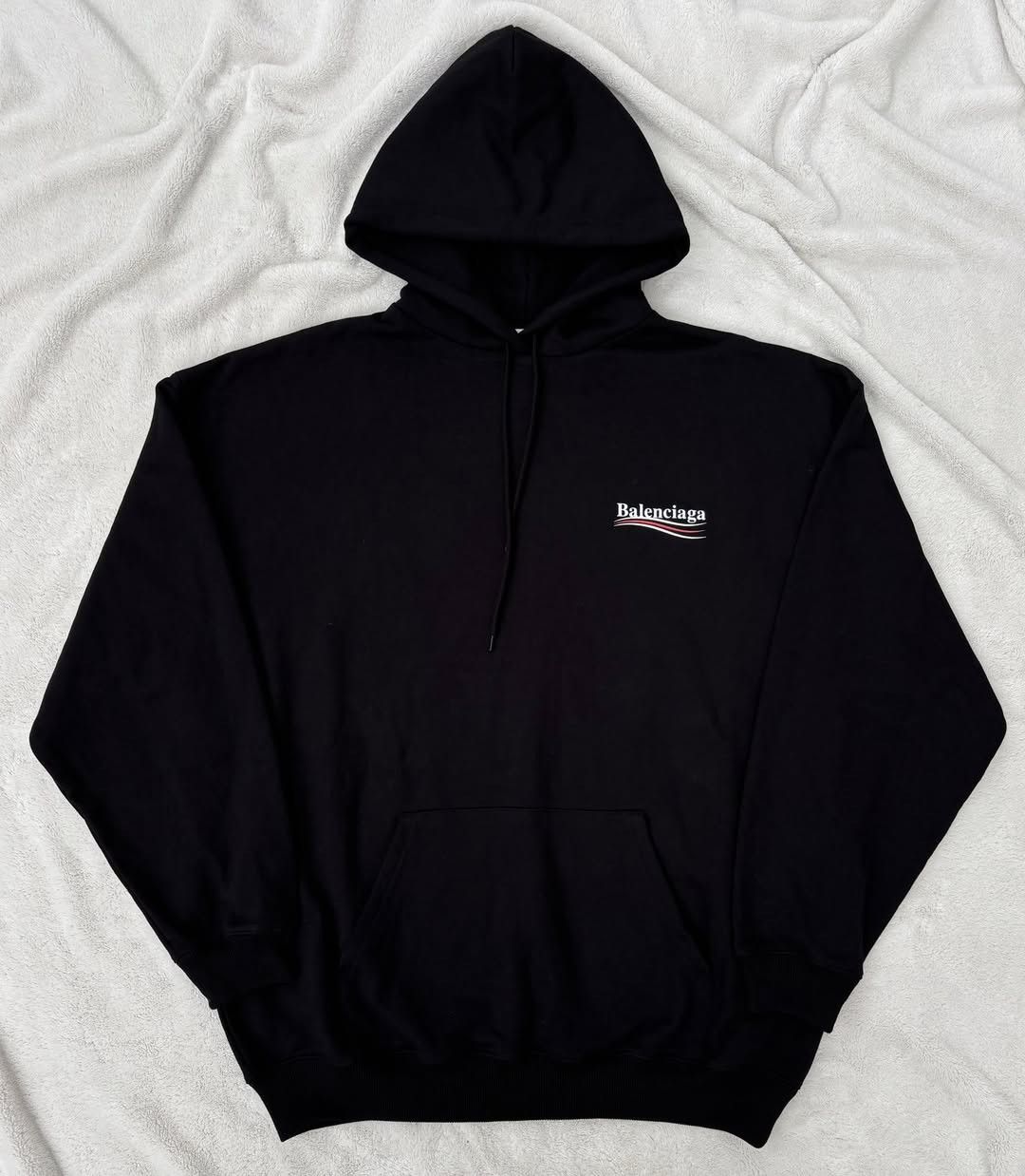 Balenciaga Balenciaga Black Political Campaign Logo Hoodie Size US S / EU 44-46 / 1 - 2 Thumbnail