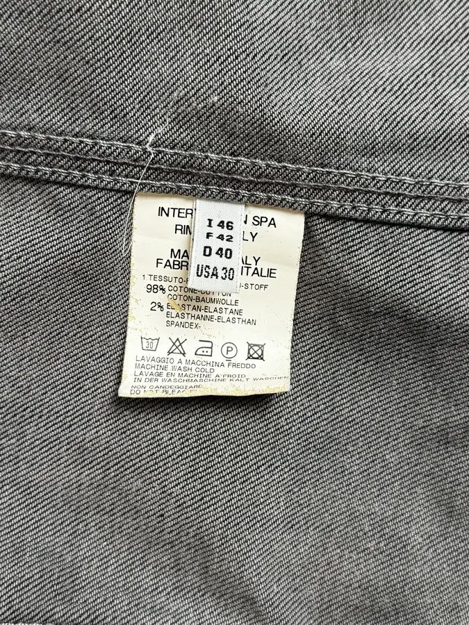 Marithe + Francois Girbaud 2000s Marithé + François Girbaud Navy Brut Denim Jacket Size XS / US 0-2 / IT 36-38 - 9 Thumbnail