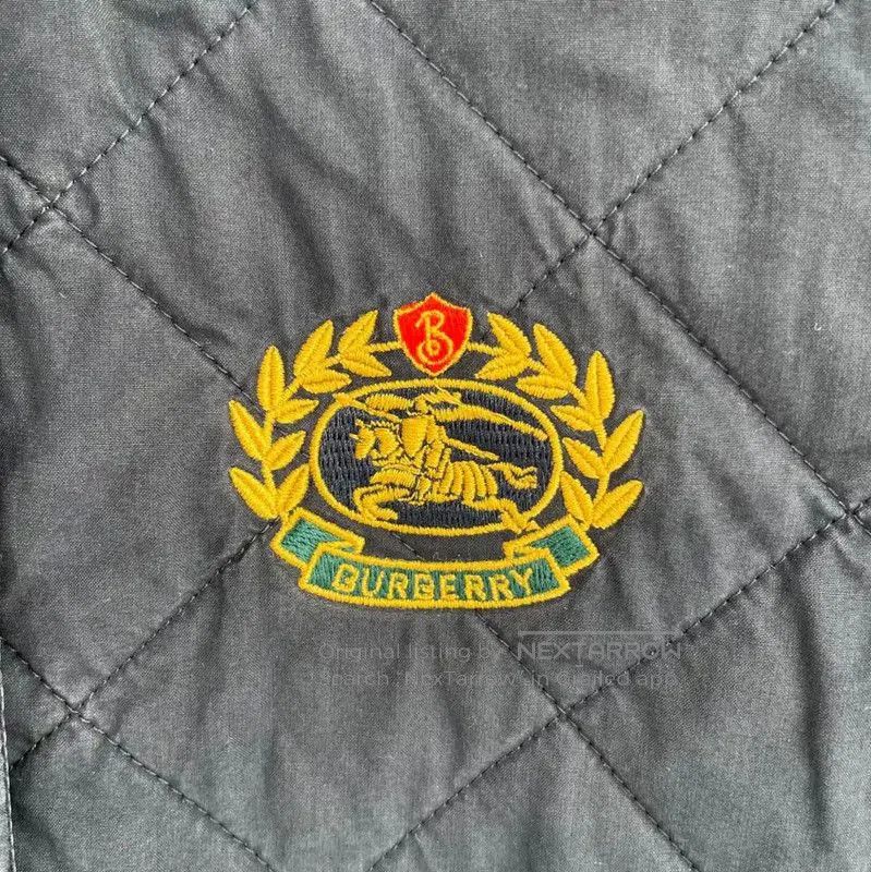 Burberry Burberry Men's Quilted Winter Blue Coat. Size US M / EU 48-50 / 2 - 5 Thumbnail