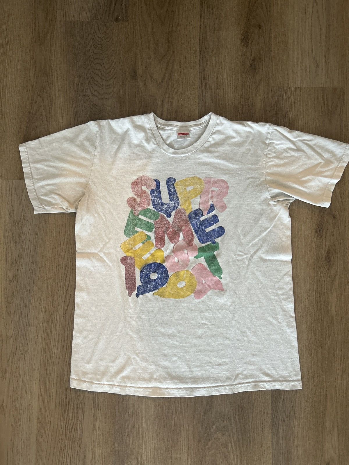 Supreme Supreme Balloon-Print White T-Shirt Size US M / EU 48-50 / 2 - 1 Thumbnail