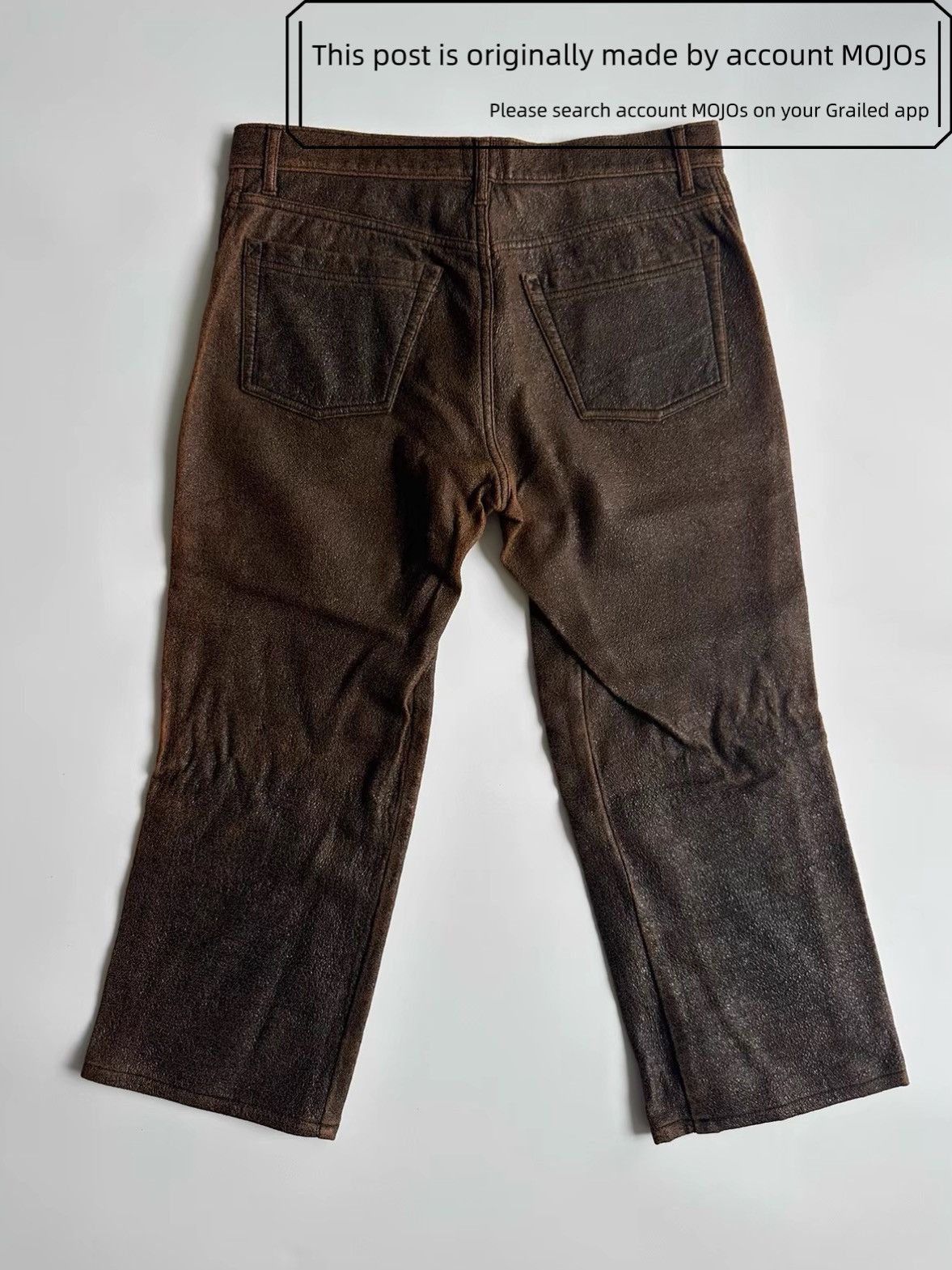 Maison Margiela Sz 46 Maison Martin Margiela Waxed Cropped Pants mojos003826 Size US 30 / EU 46 - 4 Thumbnail