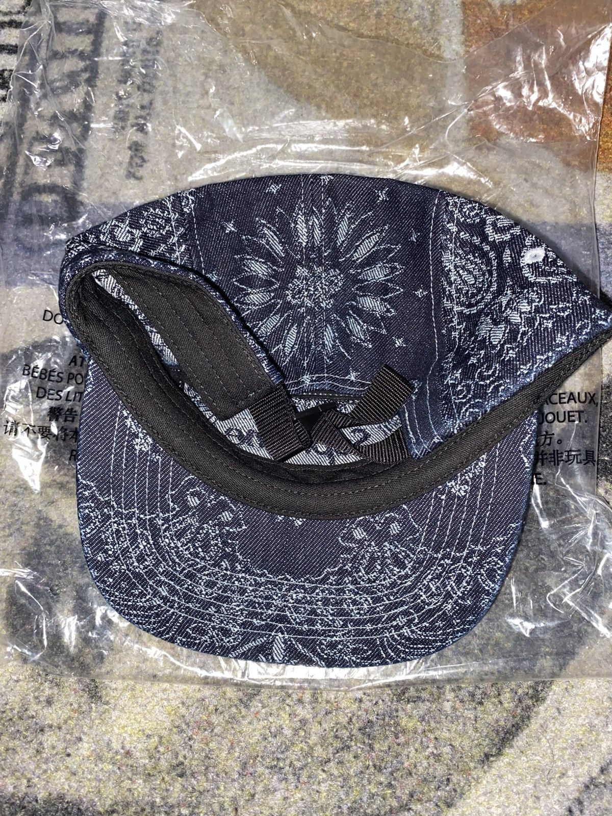 Supreme Supreme Bandana Jacquard Denim Camp Cap Size ONE SIZE - 3 Thumbnail
