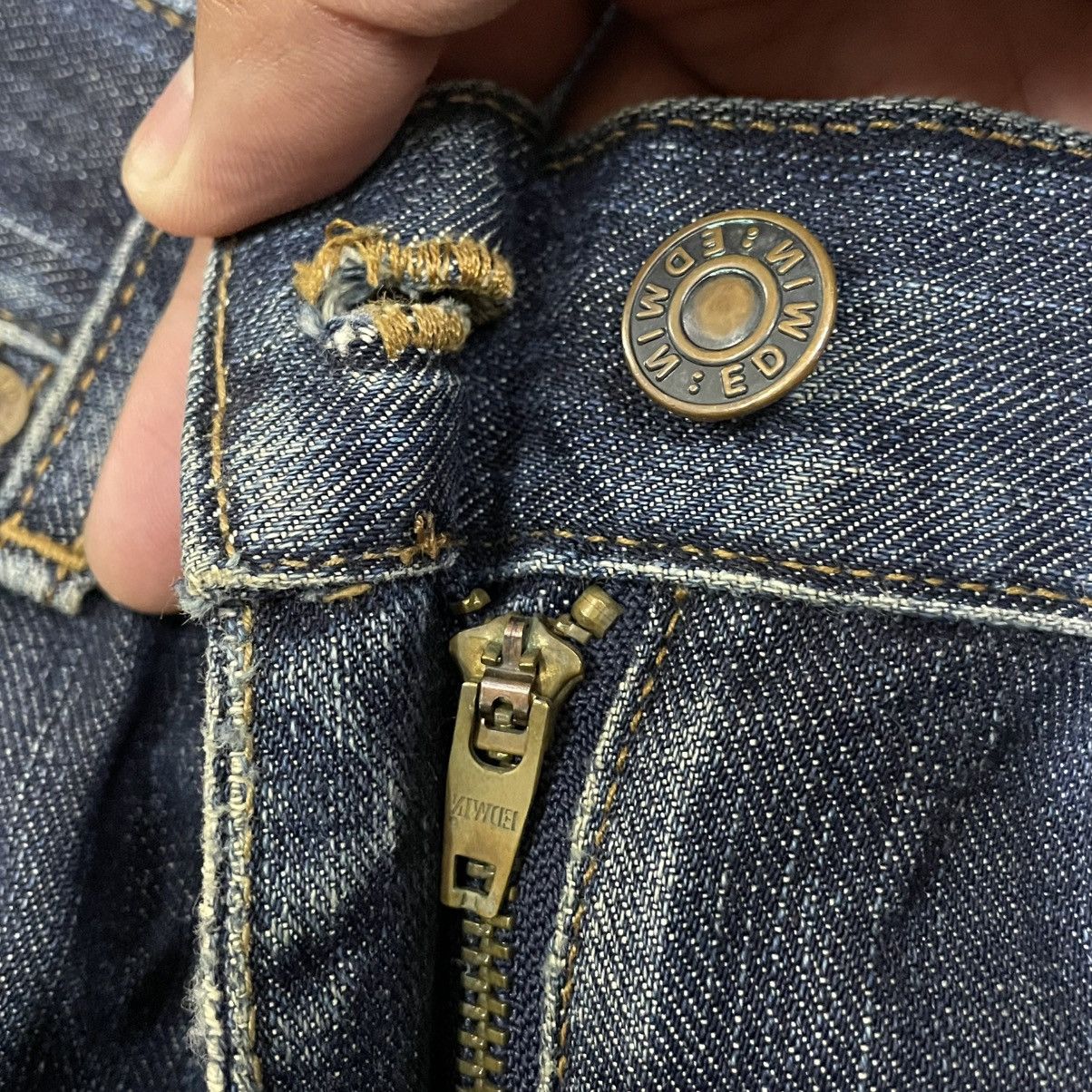 Edwin 🔥Vintage Edwin 503 Stoned Washed Ripped Distress Denim Jeans Size US 31 - 11 Thumbnail