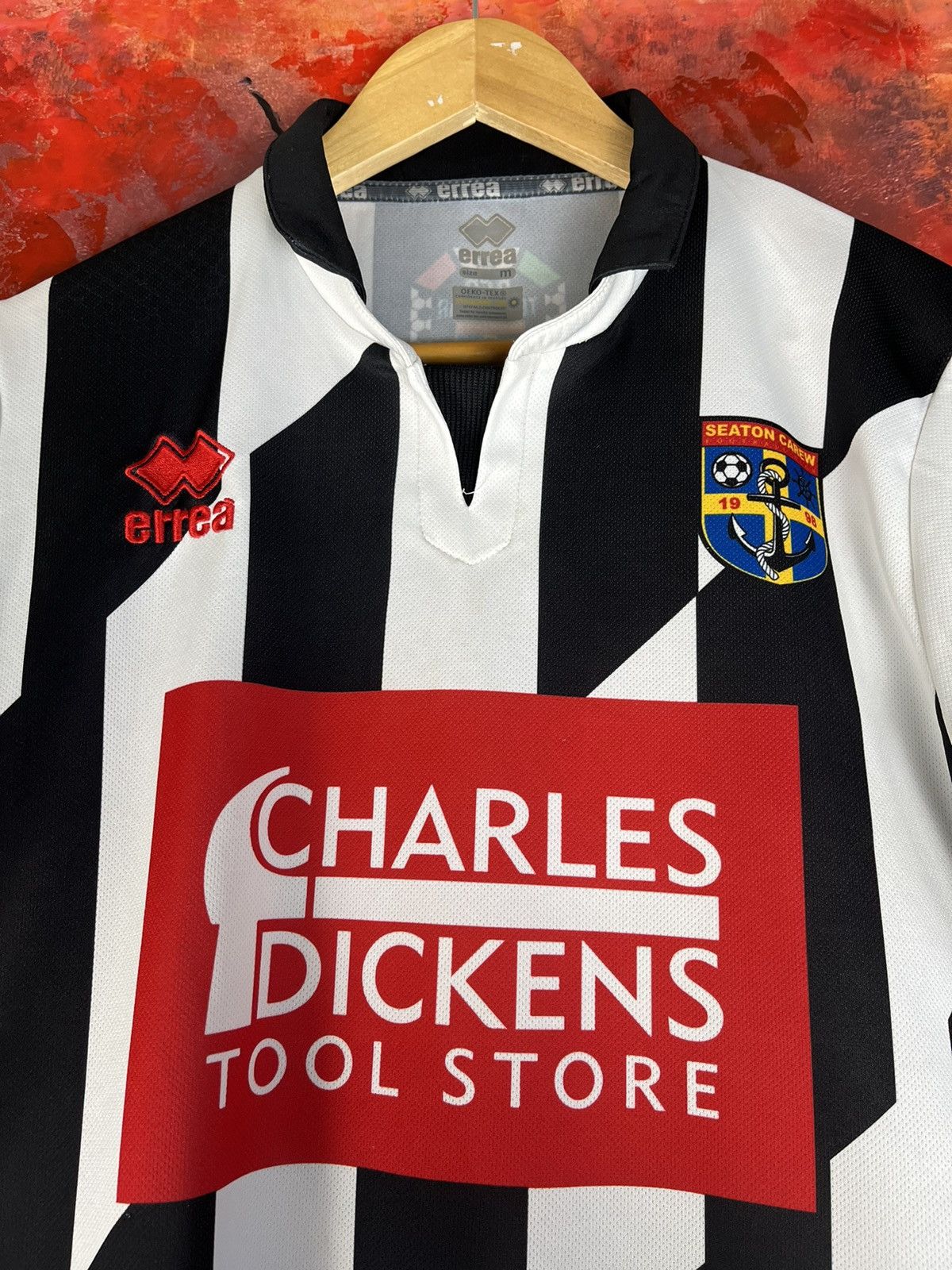 Errea Errea Fc Seaton Carew Soccer Jersey Football Shirt Size M Size US M / EU 48-50 / 2 - 2 Thumbnail