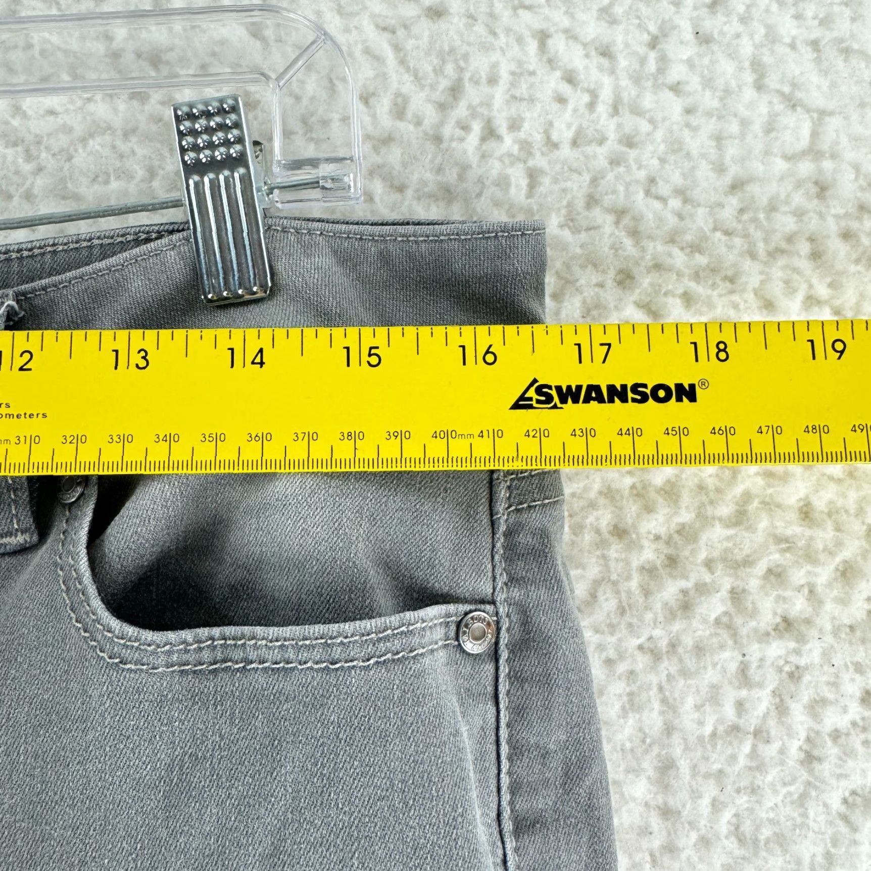 Talbots Talbots Jeans Womens Petite Gray Denim Signature Ankle Mid-Rise 12 City 90s Womens Size 34" / US 12 / IT 48 - 6 Thumbnail