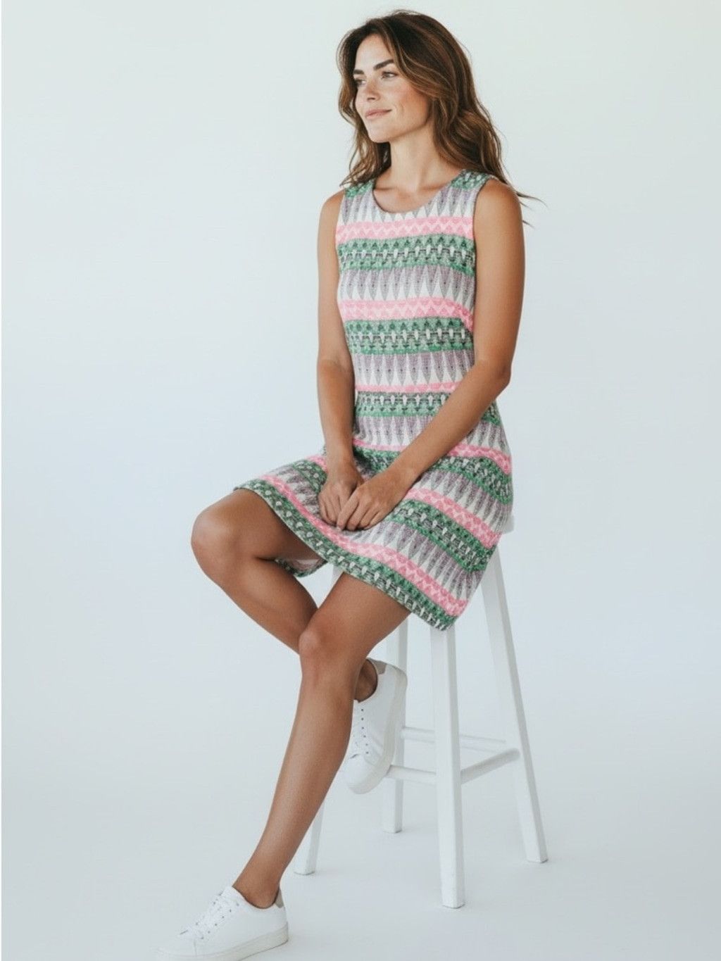MILLY Milly Embroidered Slim Shift Dress Size XL / US 12-14 / IT 48-50 - 2 Thumbnail