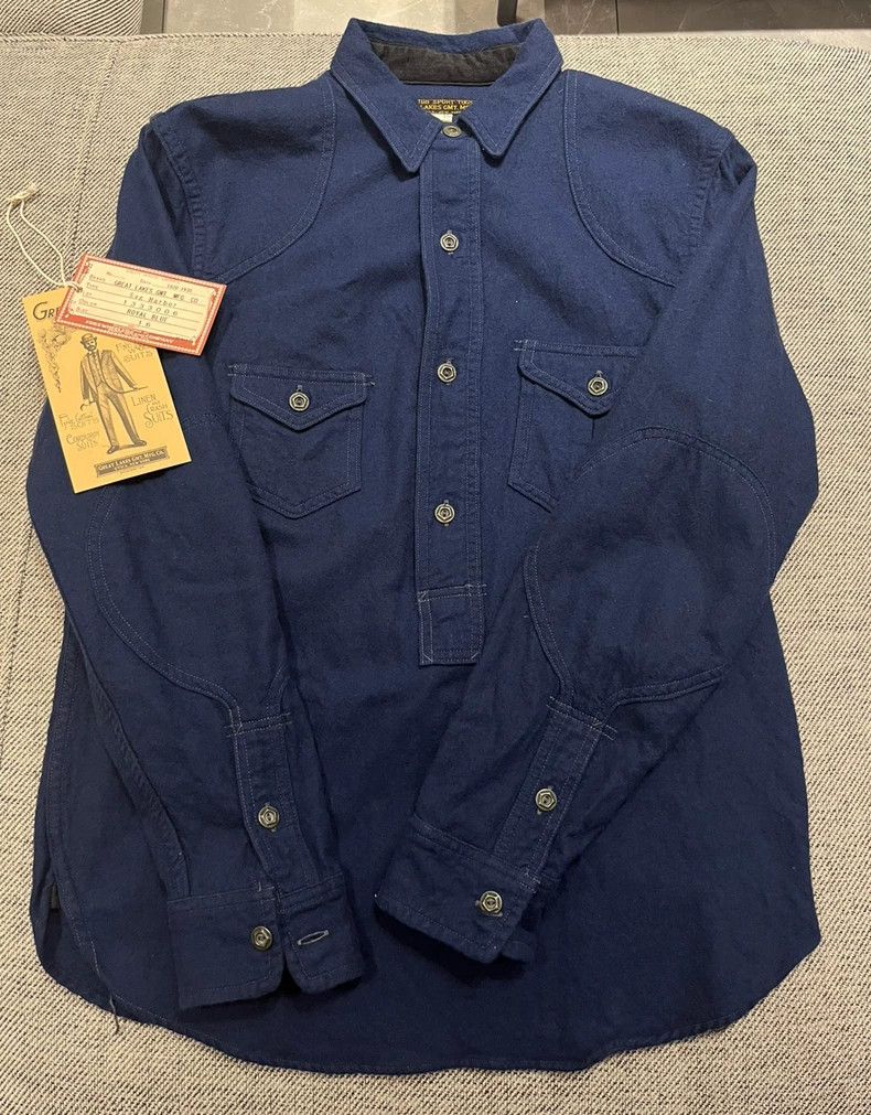 Freewheelers Freewheelers Woollen blended fabric pullover shirt Size US M / EU 48-50 / 2 - 1 Thumbnail