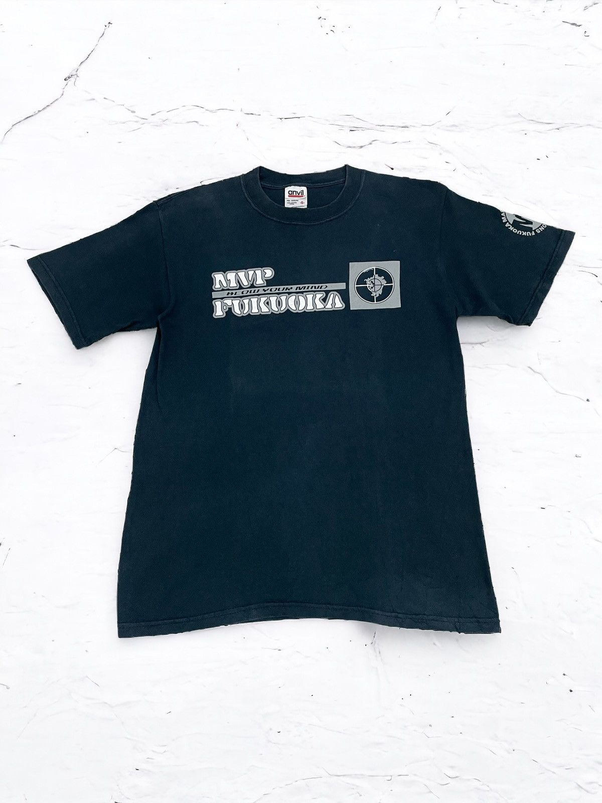 Japanese Brand Y2K Anvil Faded Blow Your Mind MVP Fukuoka Target Public Size US S / EU 44-46 / 1 - 1 Thumbnail