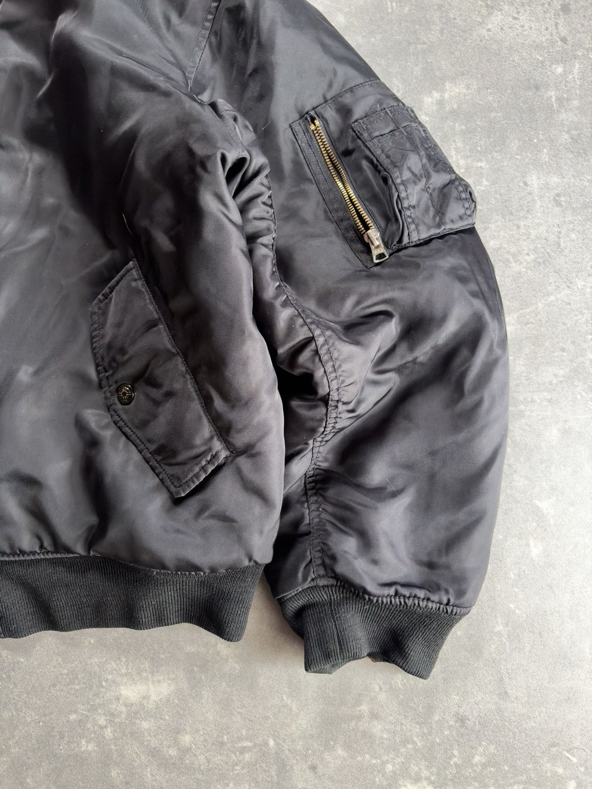 Fostex Garments Fostex Garments MA-1 Vintage Baggy Bomber Jacket XL Size US XL / EU 56 / 4 - 6 Thumbnail