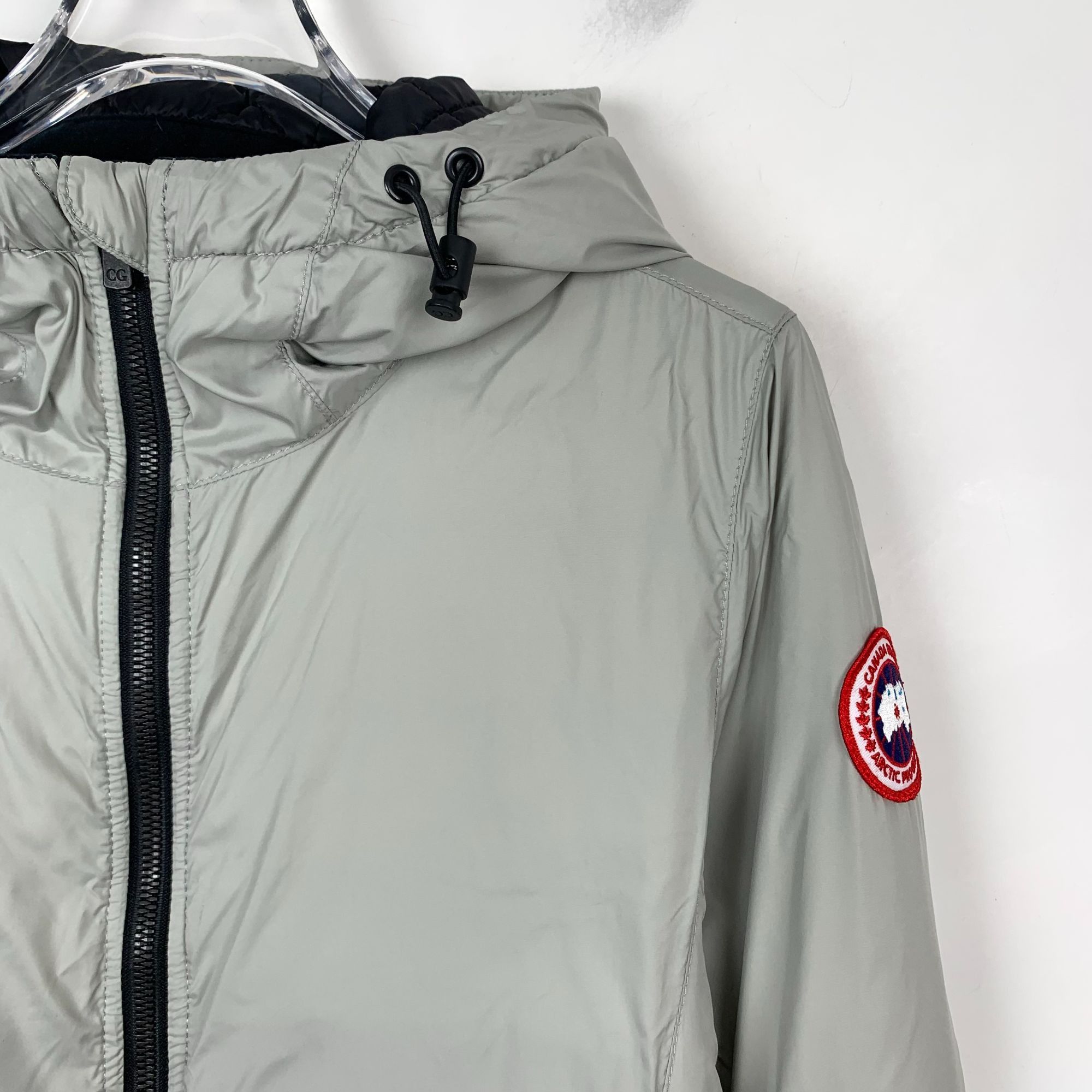 Canada Goose Canada Goose Grey Red Label Zip-Up Down Jacket (Size S) Size US S / EU 44-46 / 1 - 7 Thumbnail