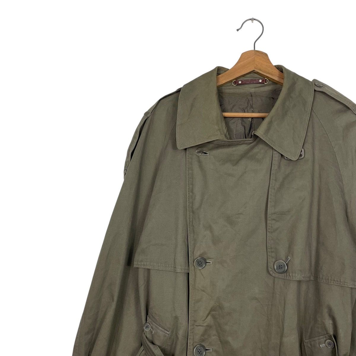 Lanvin Lanvin Double Breasted Khakis Trenchcoat Size US M / EU 48-50 / 2 - 8 Thumbnail