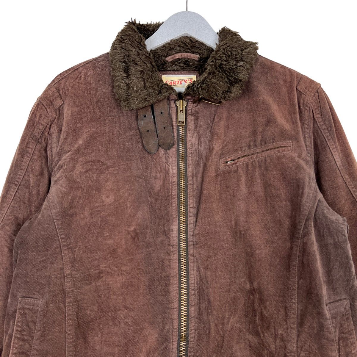 Japanese Brand 🔥 CARTERS FUR LINING DUCK JACKET Size US L / EU 52-54 / 3 - 3 Thumbnail