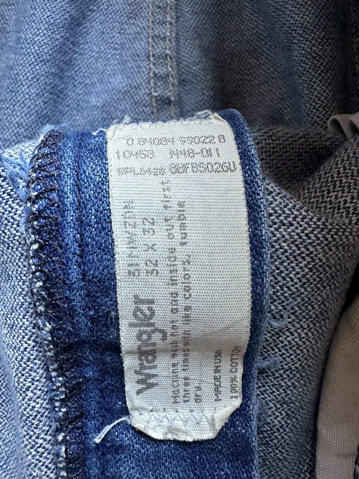 Vintage × Wrangler Vintage Wrangler Dirty Blue Washed Denim D476 Size US 30 / EU 46 - 16 Thumbnail