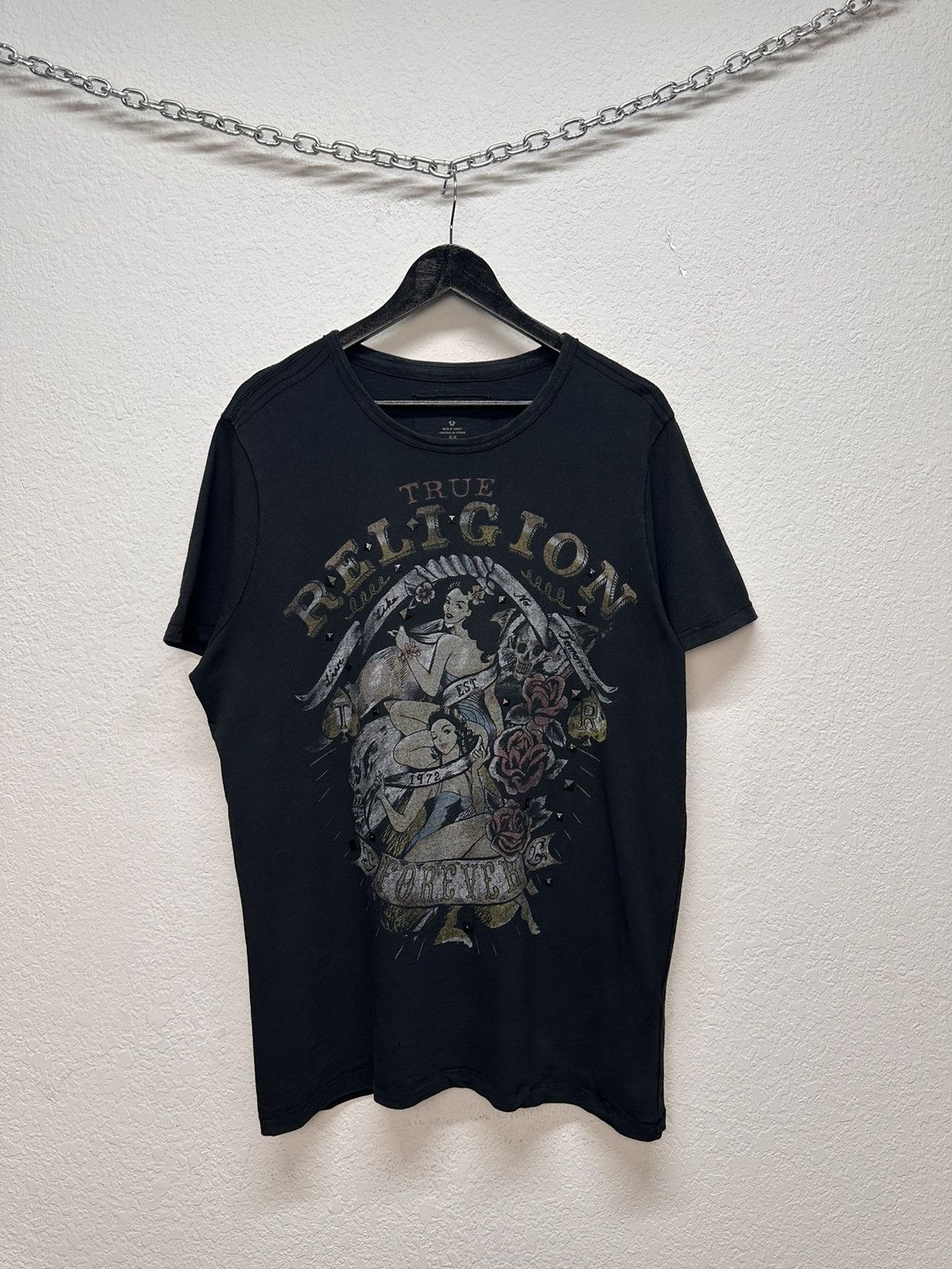 True Religion Vintage True Religion USA T-shirt Y2K streetwear Japan Size US XL / EU 56 / 4 - 1 Thumbnail