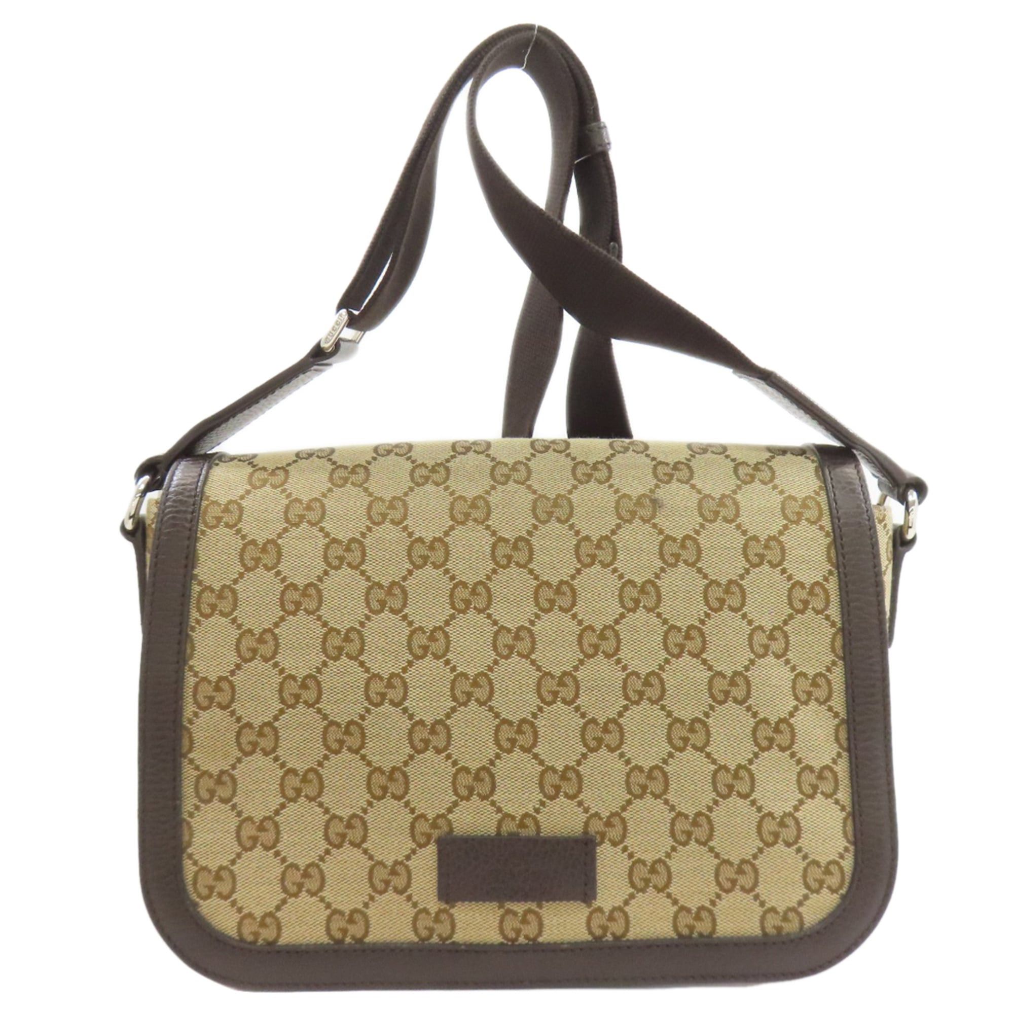 Gucci Gucci 449172 Outlet Long Shoulder GG Bag Canvas Women's GUCCI Size ONE SIZE - 1 Thumbnail