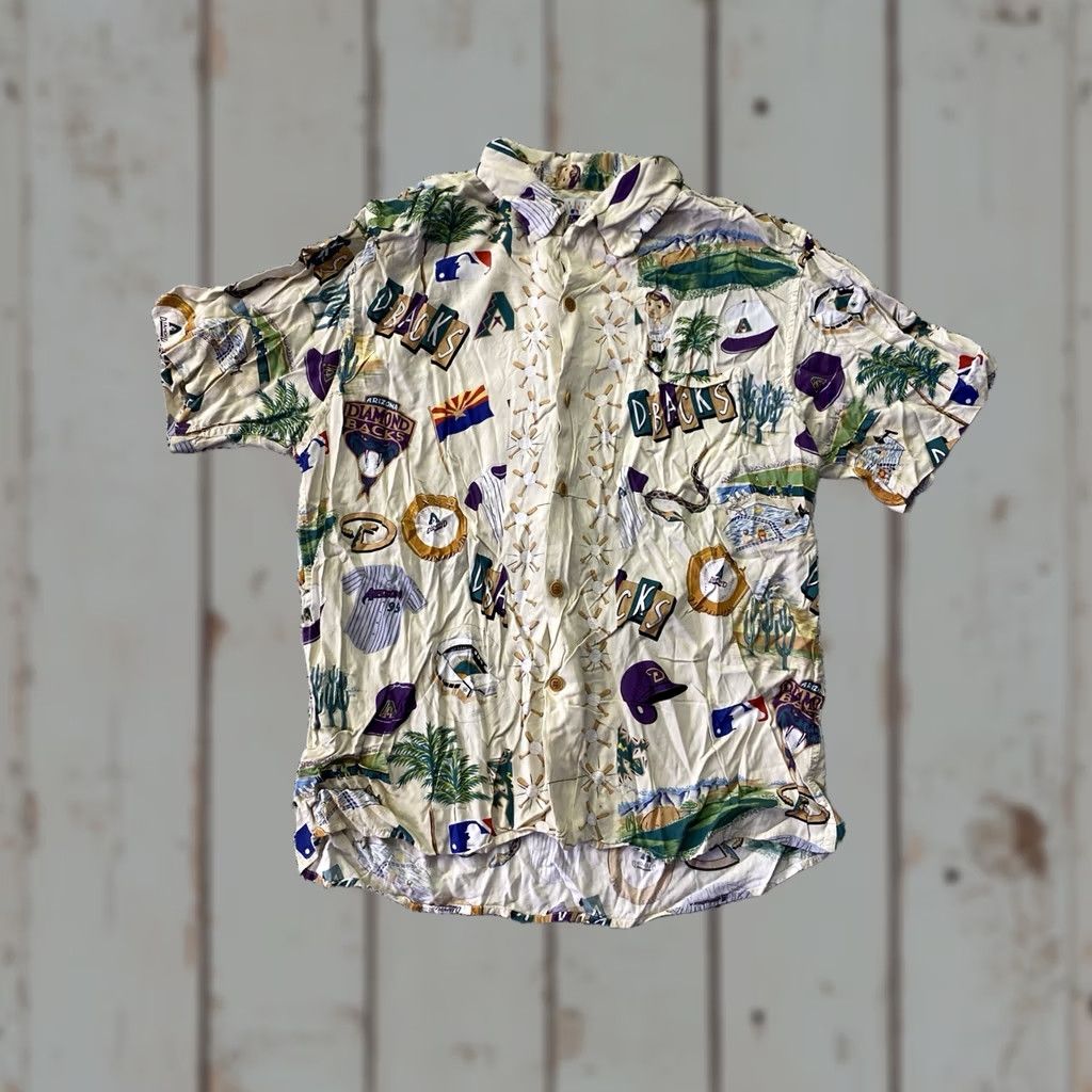 Reyn Spooner VINTAGE Reyn Spooner Arizona Diamondbacks MLB Shirt Large Size US L / EU 52-54 / 3 - 1 Thumbnail