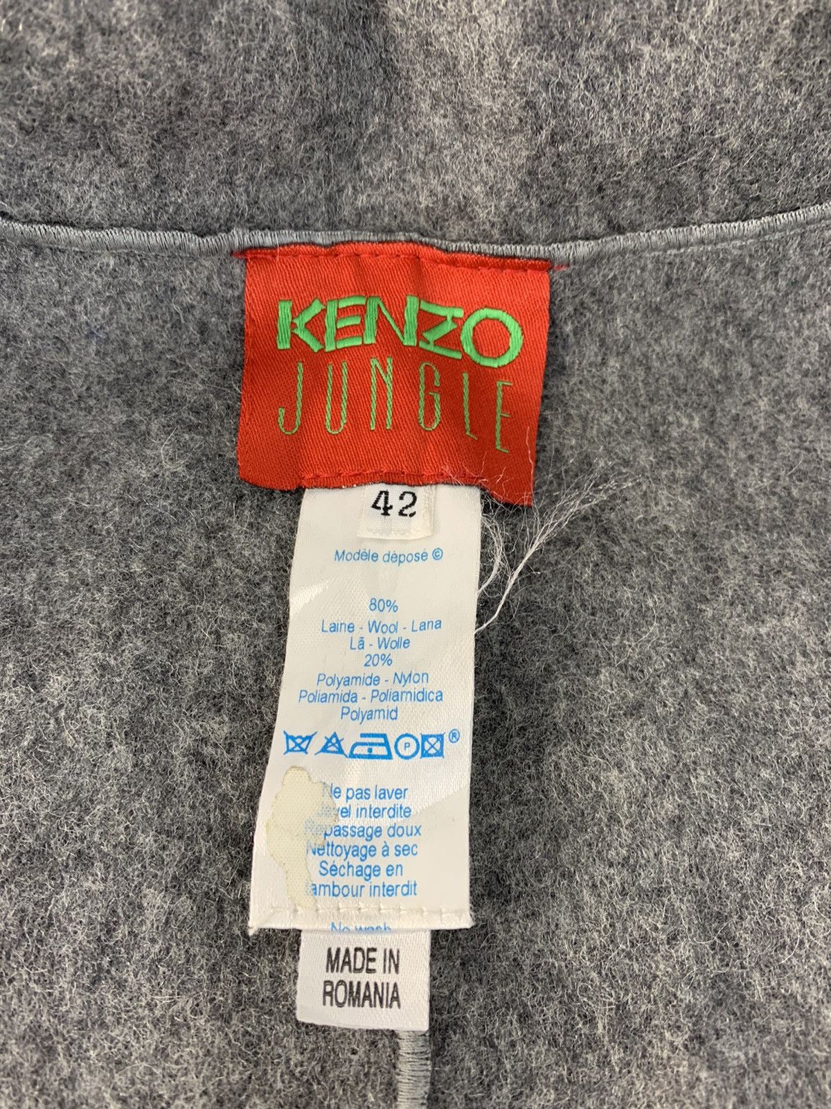 Kenzo 90s Kenzo Jungle Modele Depose Jacket Coat Unique Design Size M / US 6-8 / IT 42-44 - 6 Thumbnail
