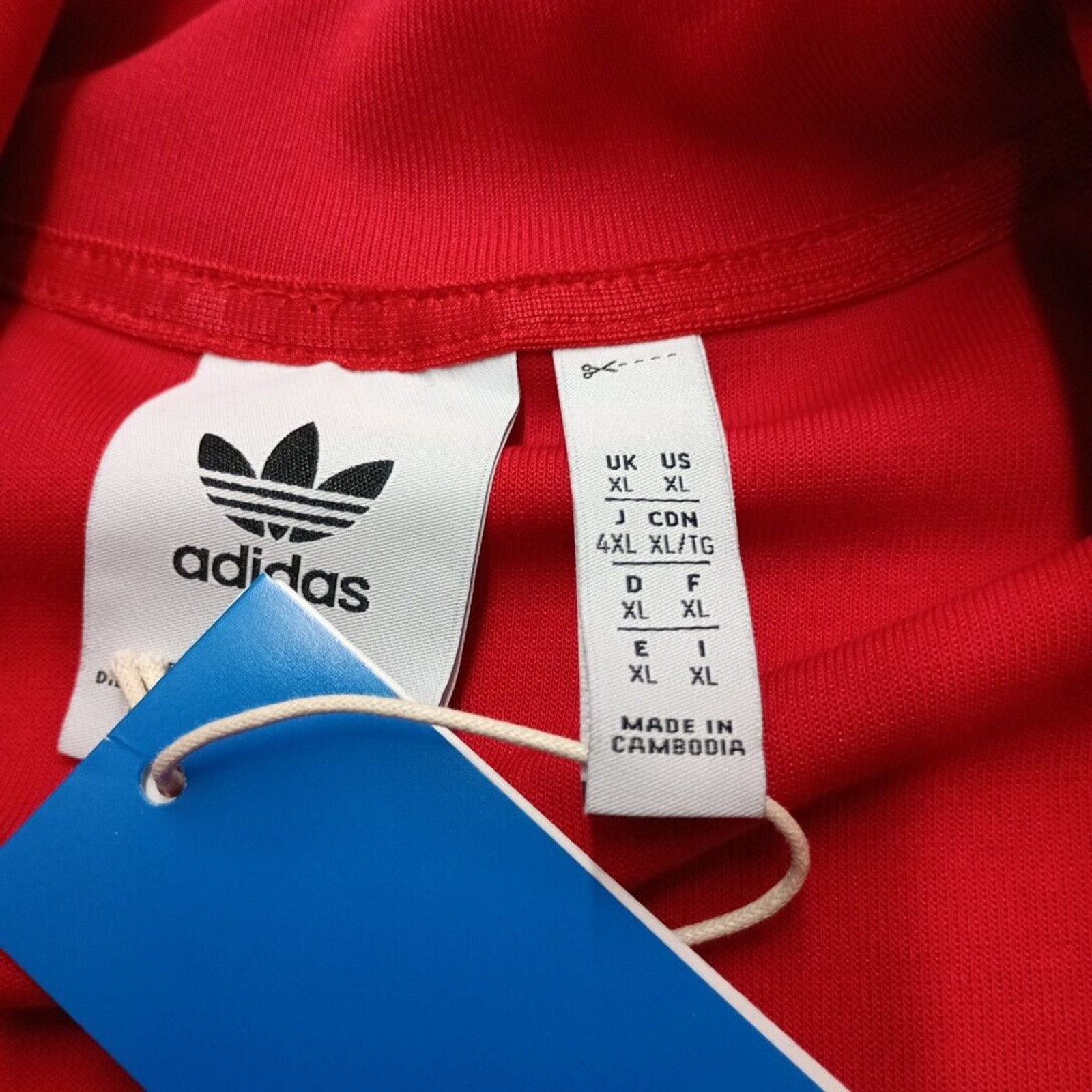 Adidas Adidas Originals Track Jacket Red IX9623 Men's Size XL Size US XL / EU 56 / 4 - 5 Thumbnail