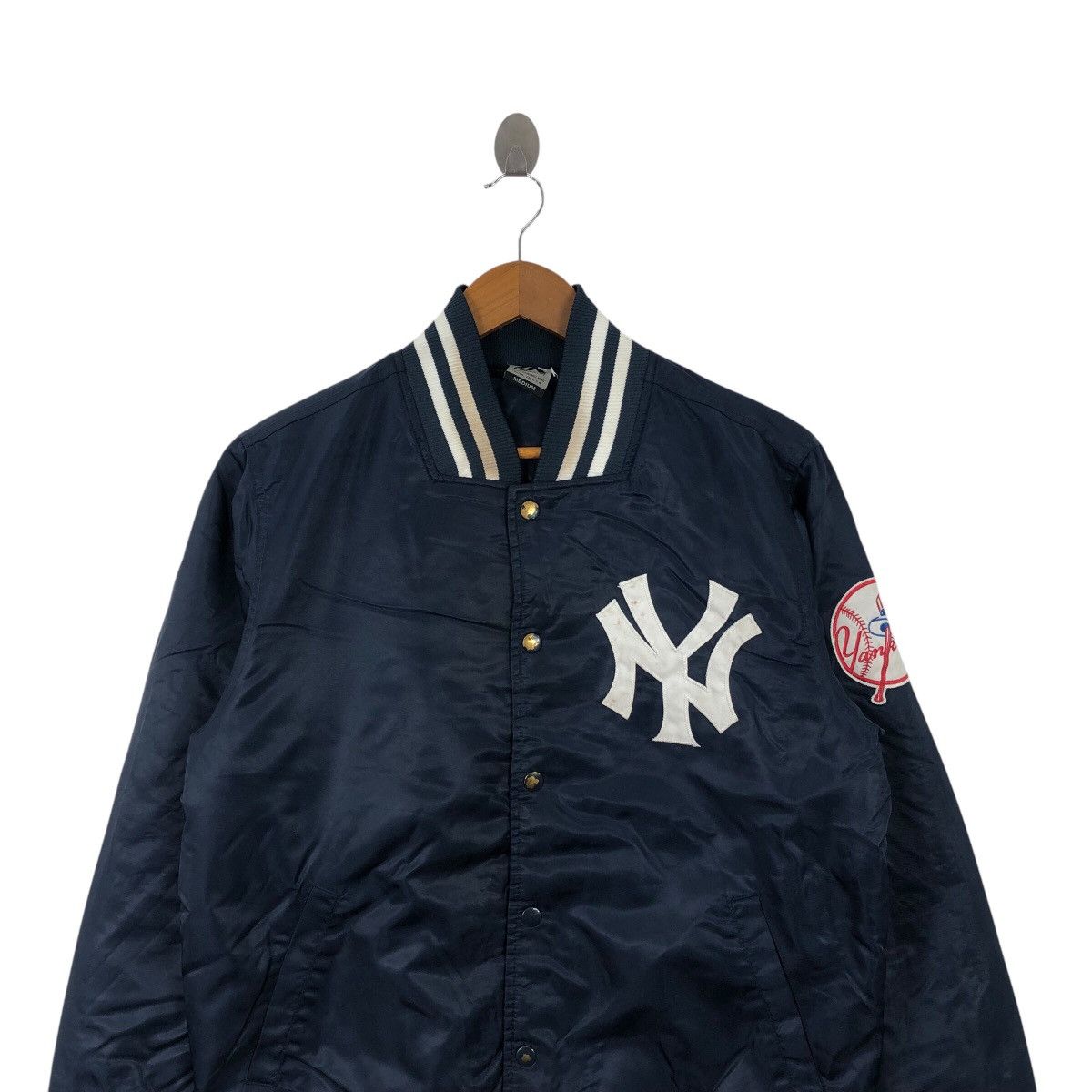 Starter Vintage Mlb Starter NEW YORK YANKEE Majestic Bomber Jacket Size US M / EU 48-50 / 2 - 2 Thumbnail