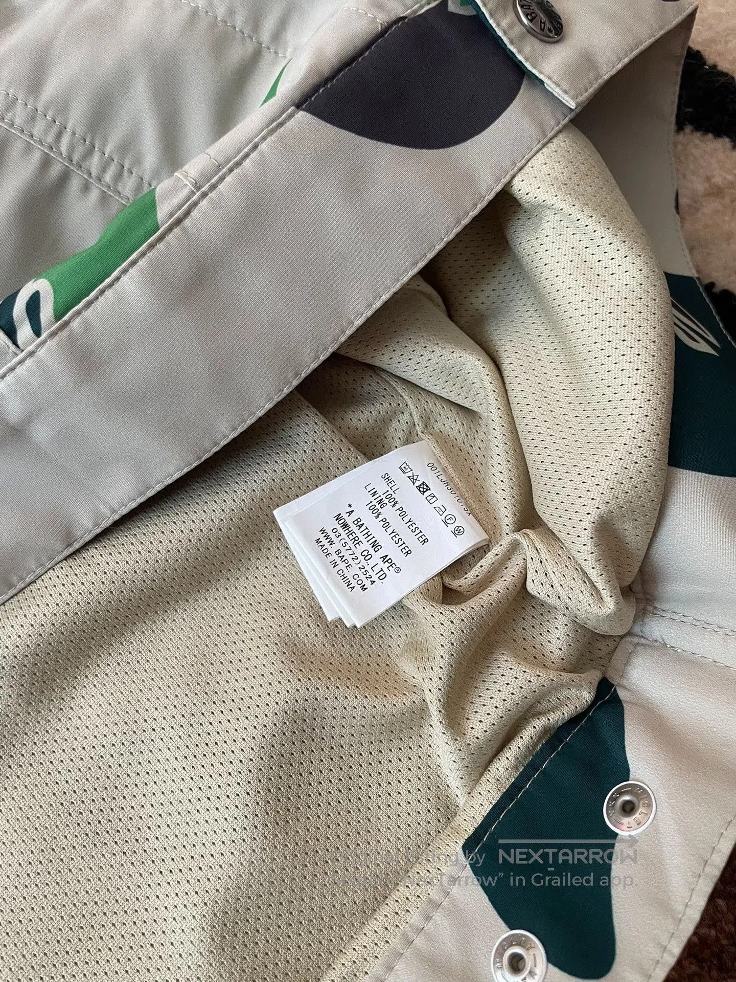 Bape Bape Men's Outdoor Coach Jacket. Size US L / EU 52-54 / 3 - 6 Thumbnail