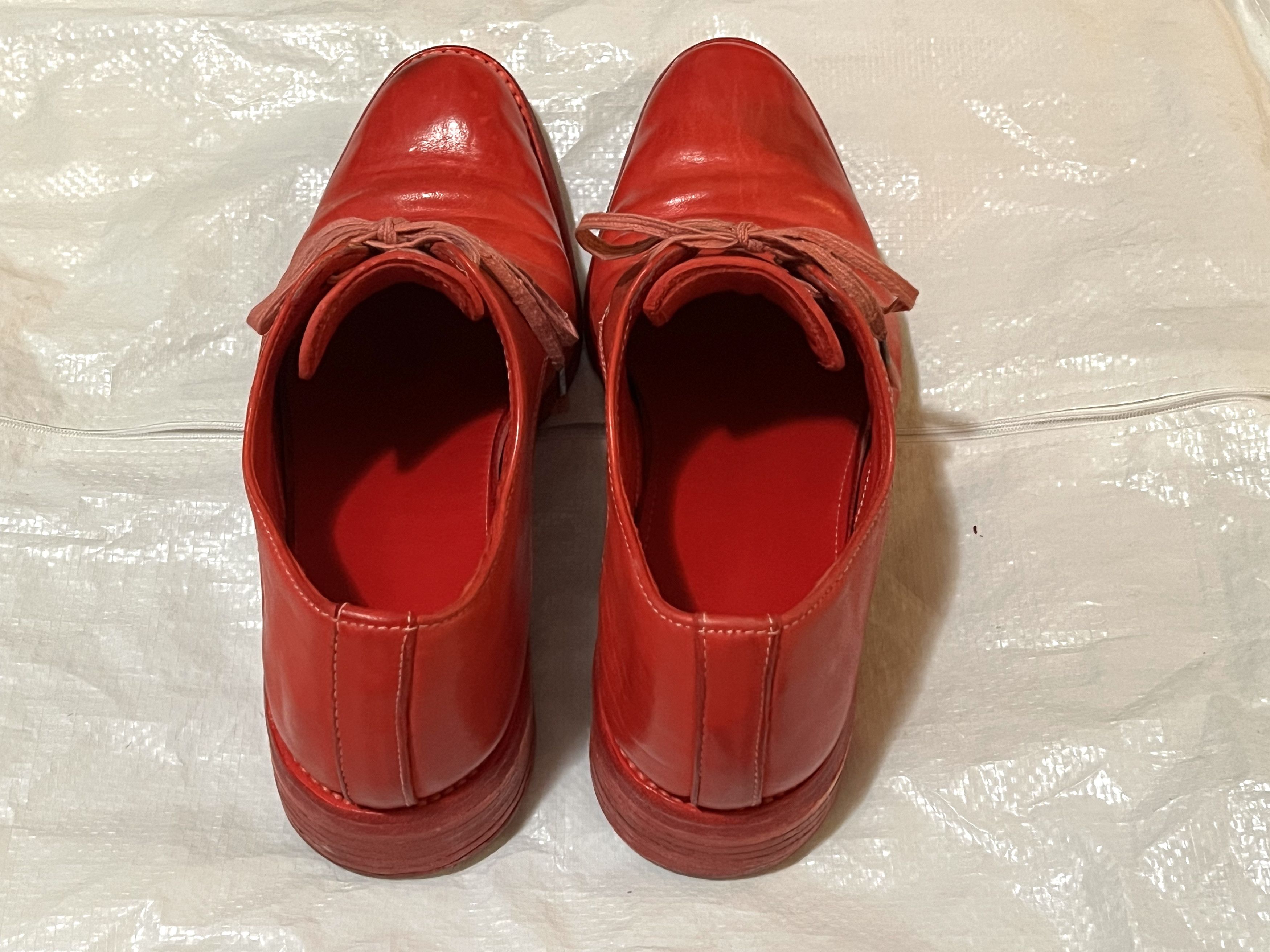 Carol Christian Poell Carol Christian Poell Red Derby AM/2600L SBUC-PTC/13 Size US 8 / EU 41 - 4 Thumbnail