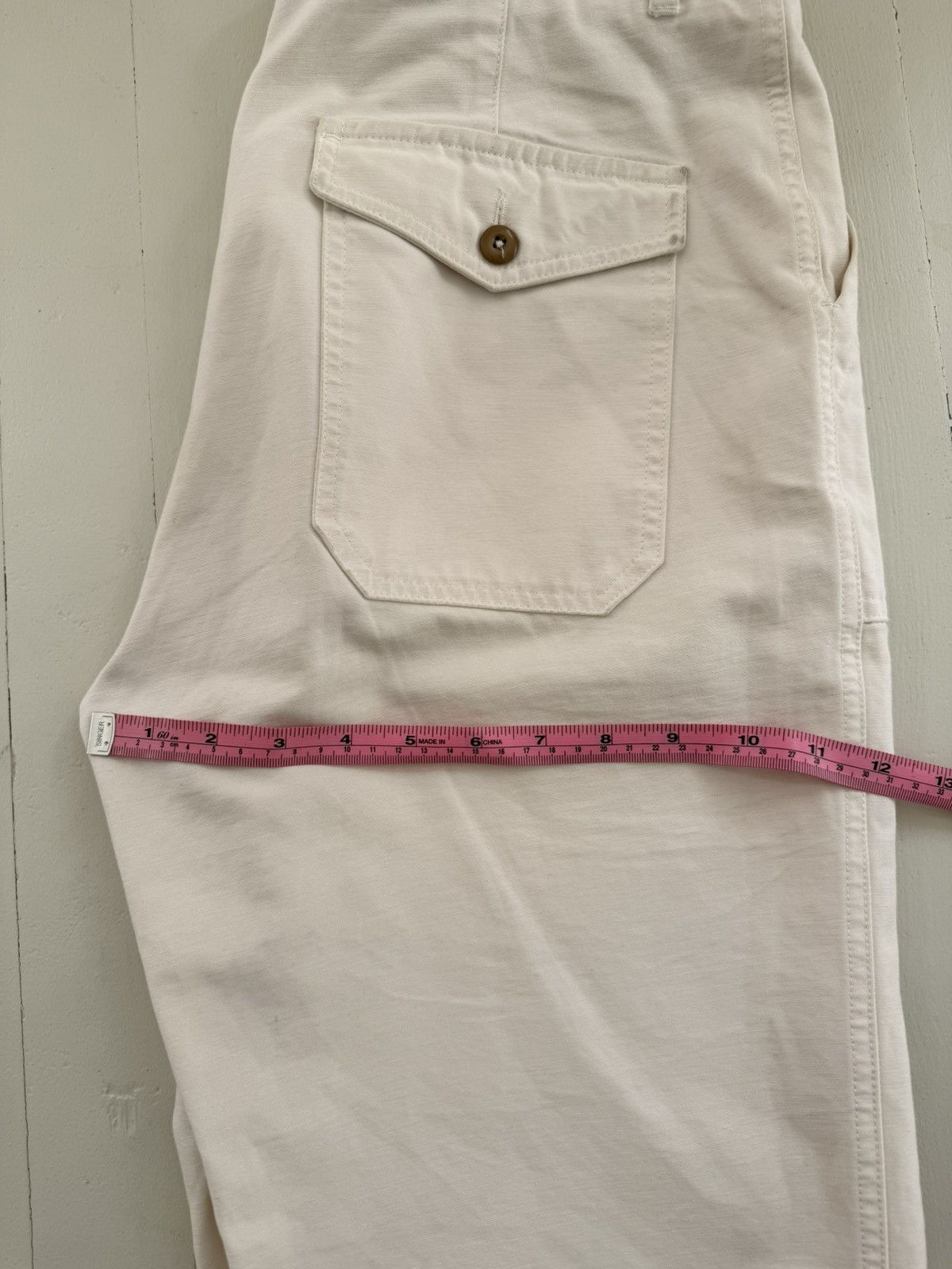 Vintage Cream/ tan/ ecru Officine General Fatigue Chino Pants Size US 28 / EU 44 - 3 Thumbnail