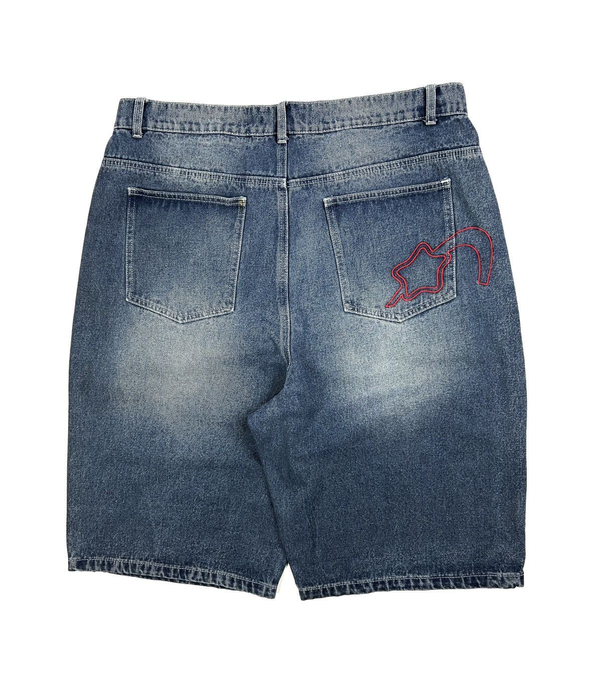 Jaded London Jaded London Washed Black Cadet Camo Baggy Shorts