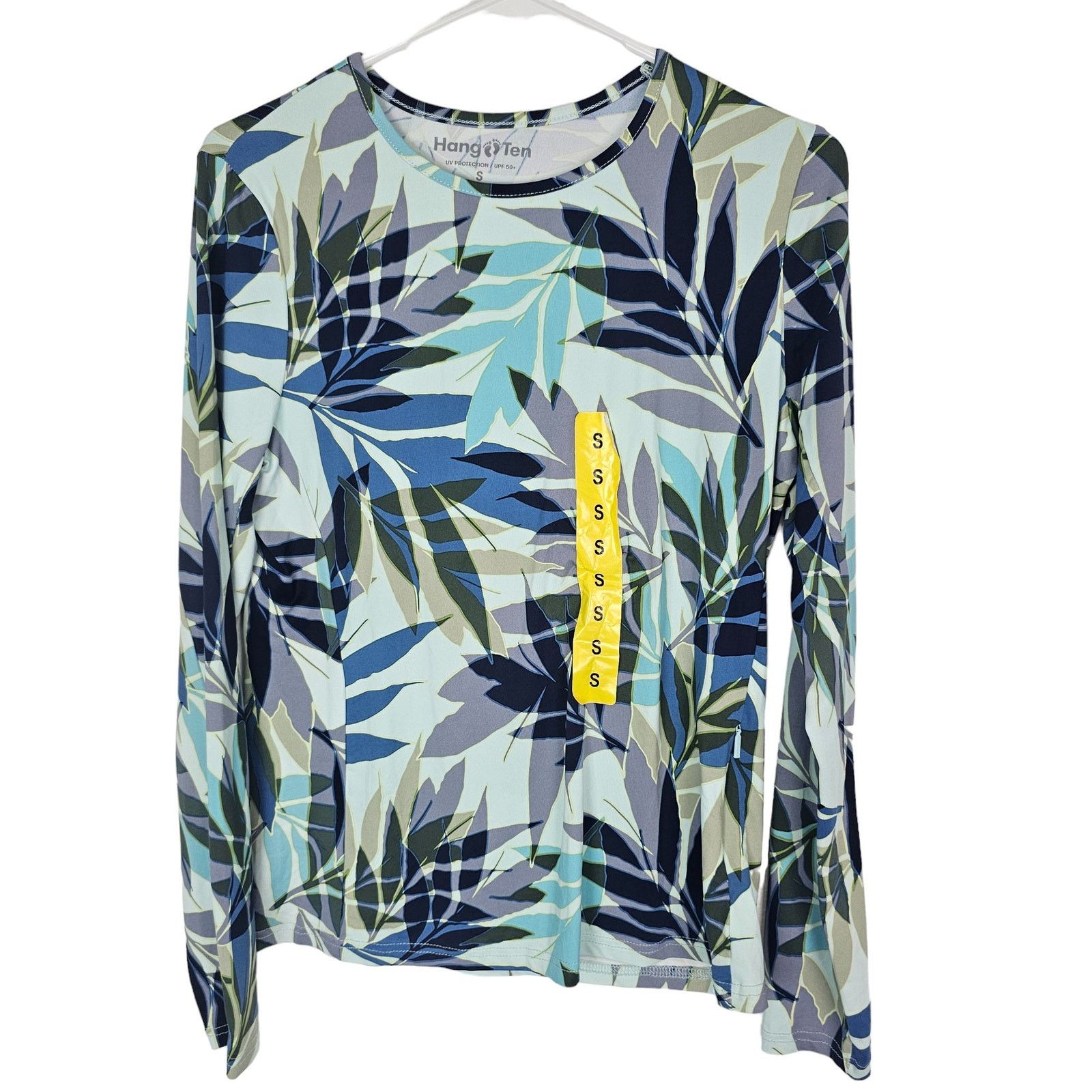 Hang Ten Hang Ten Womens Rash Guard Swim Shirt Size S Tropical Surf Size S / US 4 / IT 40 - 2 Thumbnail