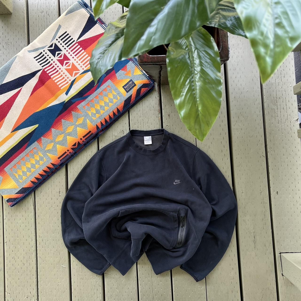 Nike × Vintage Nike Tech Fleece Y2K Sweatshirt crewneck Size US XL / EU 56 / 4 - 4 Thumbnail