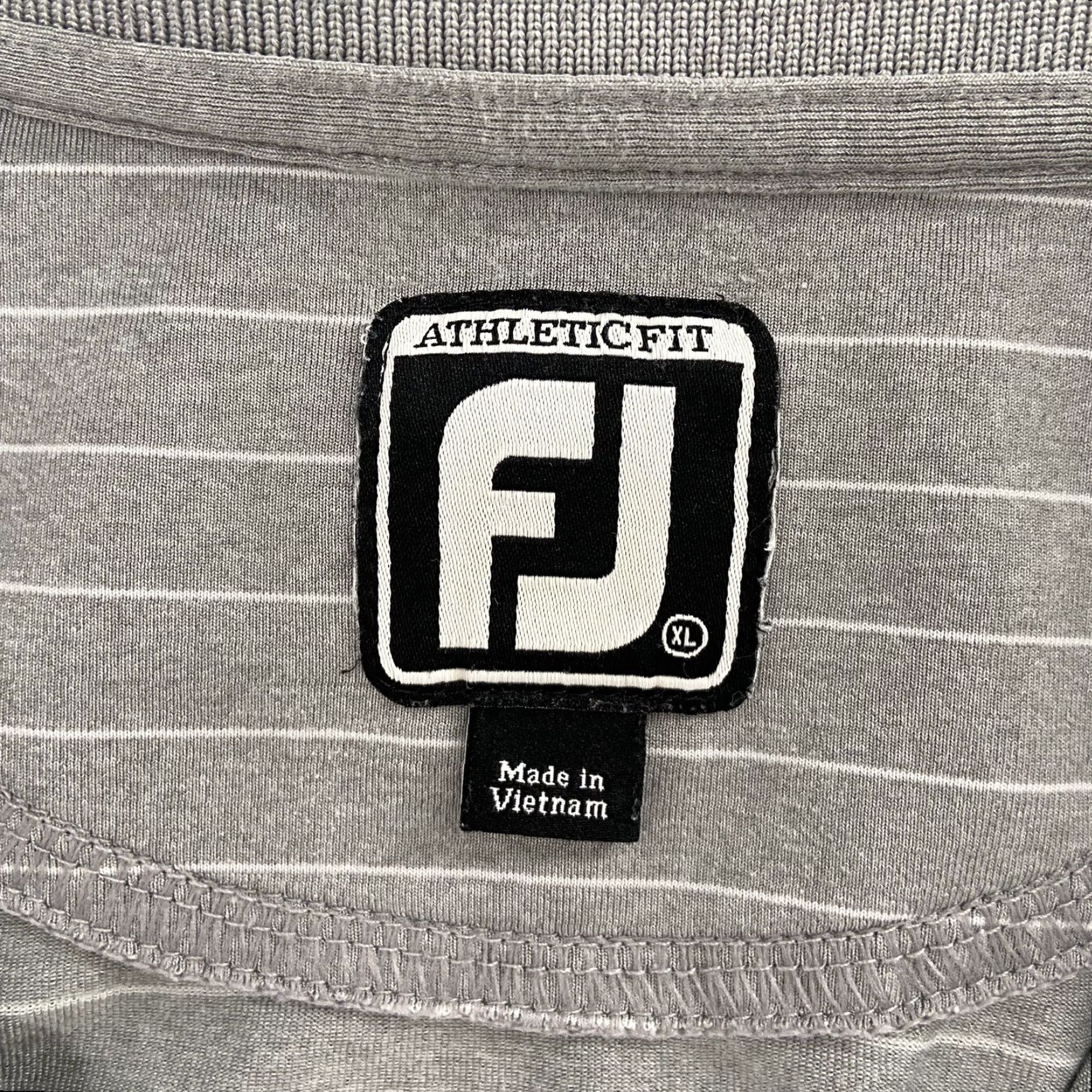 Footjoy FootJoy Shirt Adult XL Gray Polo TPC Prestancia Athletic Fit Mens Golf Button-Up Collar-Down Short Sleeve Size US XL / EU 56 / 4 - 6 Thumbnail