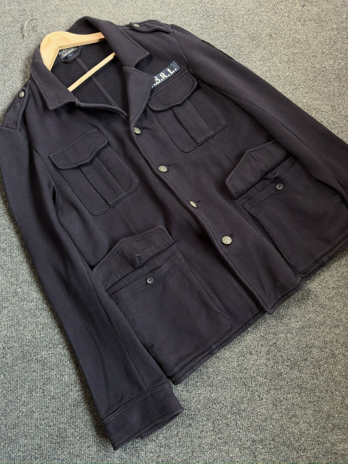 Polo Ralph Lauren Vintage POLO JEANS RALPH LAUREN USRL Military Jacket Size US L / EU 52-54 / 3 - 10 Thumbnail