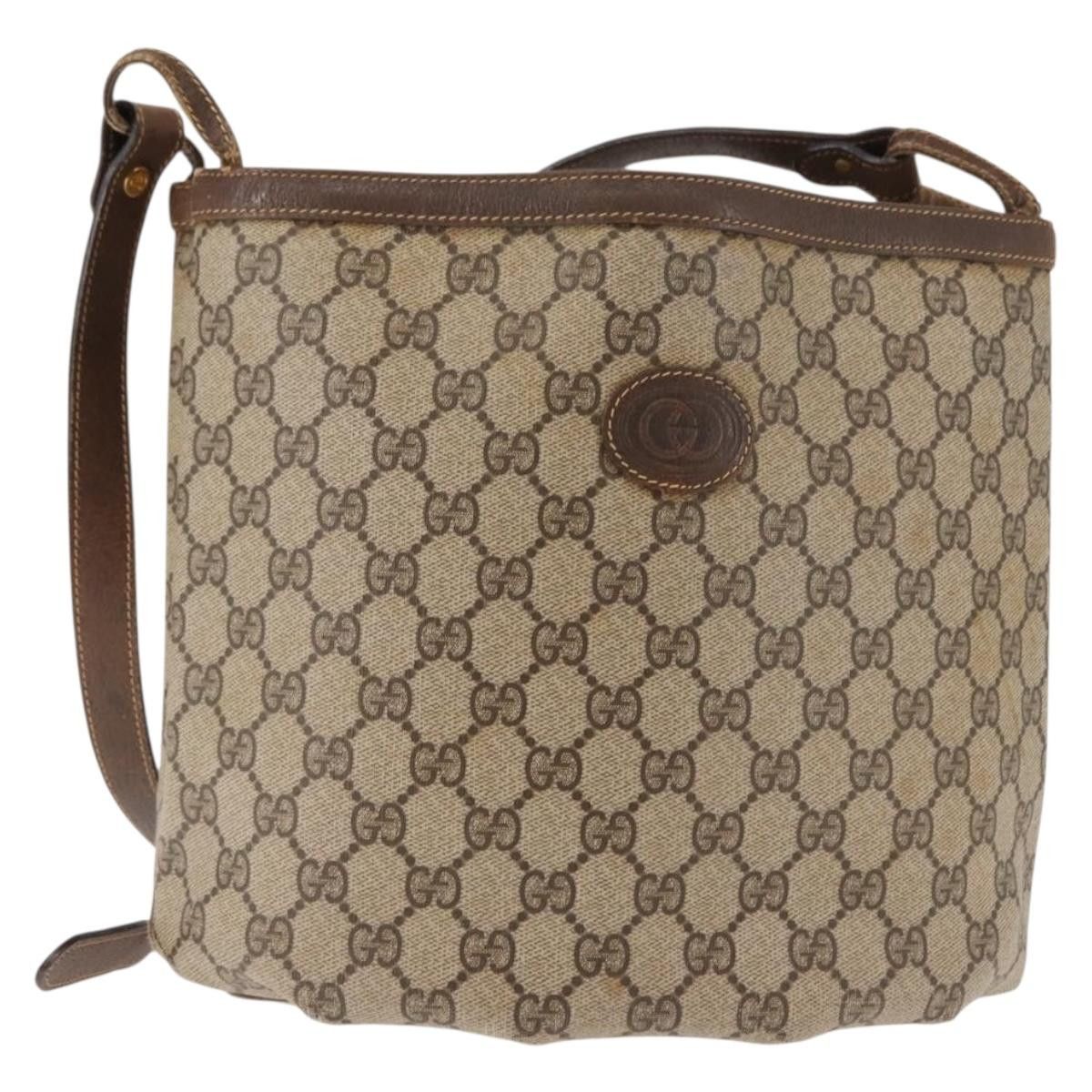 Gucci GUCCI GG Supreme Shoulder Bag Pvc Leather Beige Size ONE SIZE - 1 Thumbnail